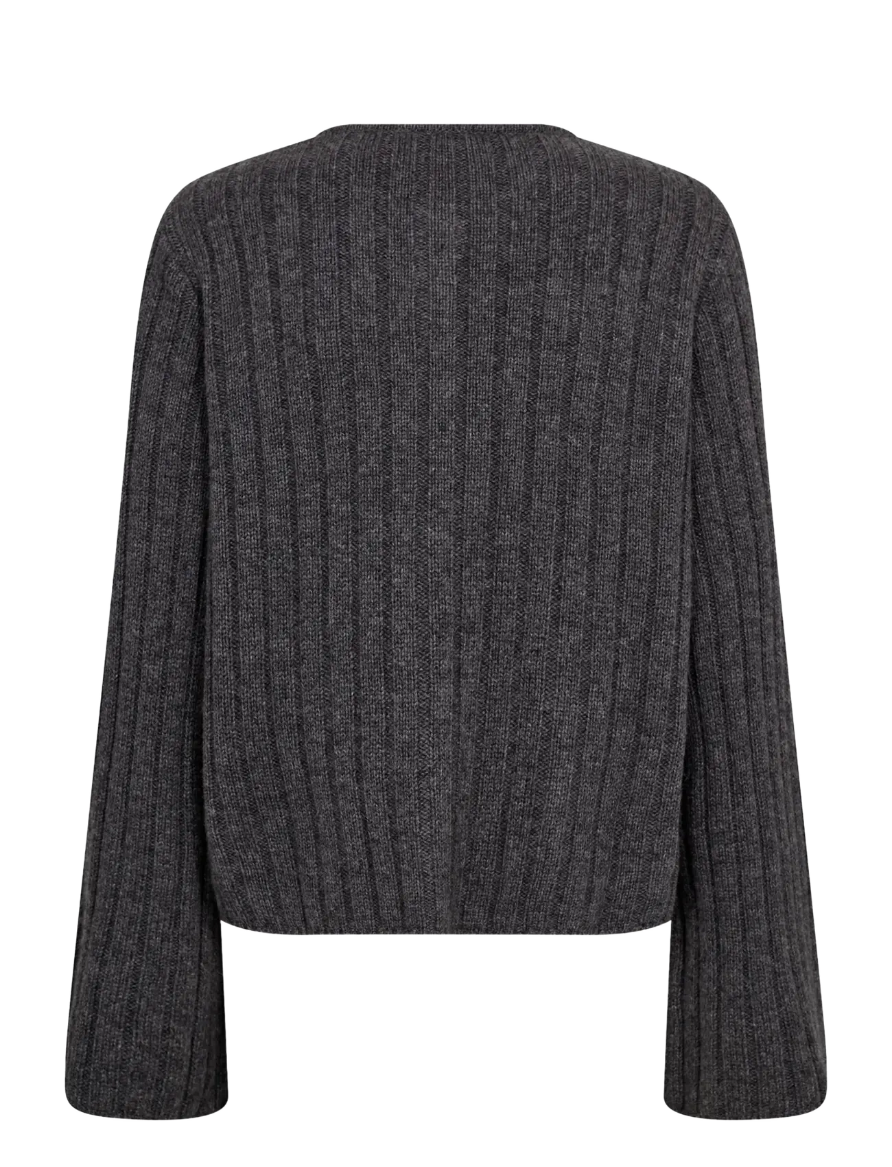 Bruun & Stengade - BS Kasimira Regular Fit Knitwear - koftor - dark grey - 2