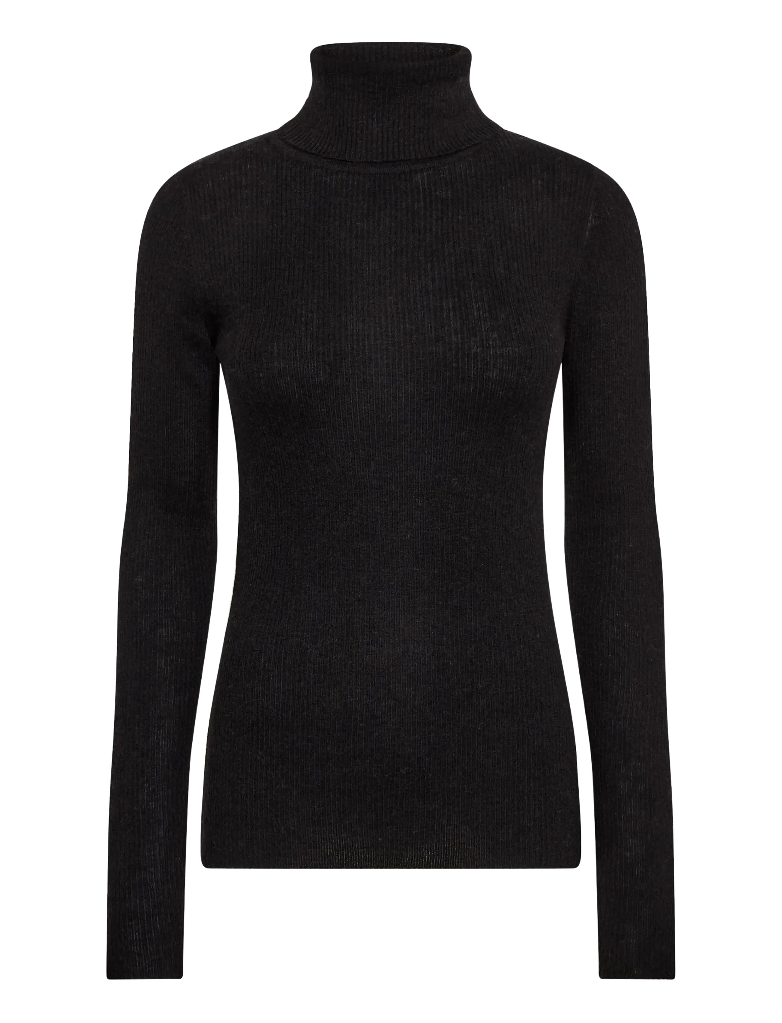 Bruun & Stengade - BS Hege Regular Fit Knitwear - turtlenecks - black - 1