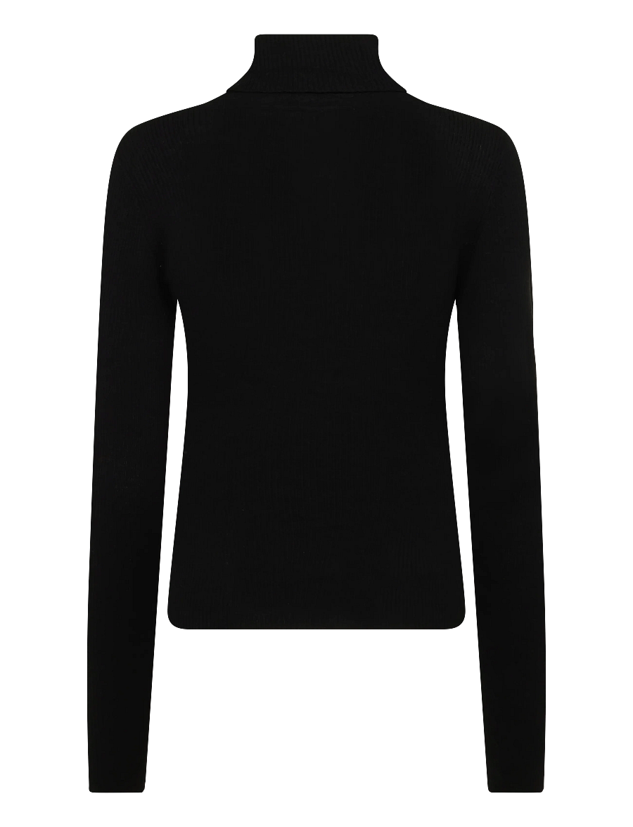 Bruun & Stengade - BS Hege Regular Fit Knitwear - rullekraver - black - 2