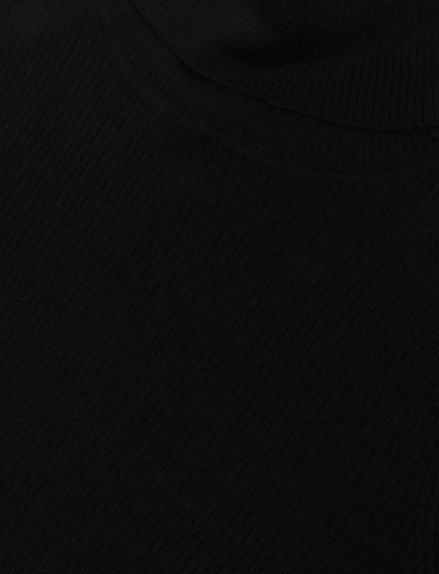 Bruun & Stengade - BS Hege Regular Fit Knitwear - rullekraver - black - 5