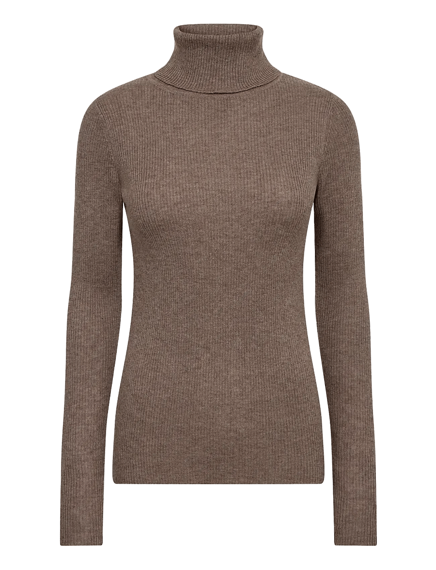 Bruun & Stengade - BS Hege Regular Fit Knitwear - rullekraver - mole - 1