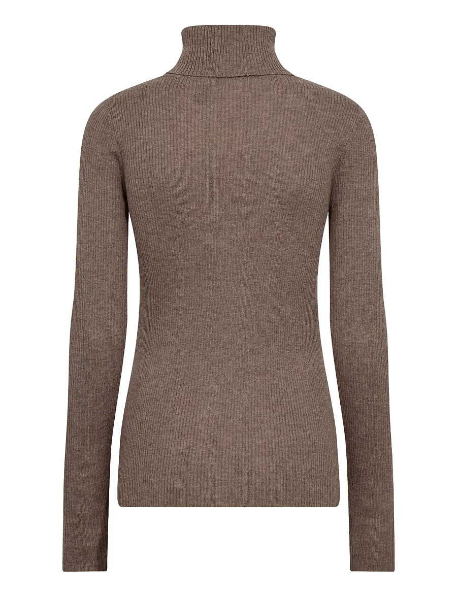 Bruun & Stengade - BS Hege Regular Fit Knitwear - rullekraver - mole - 2