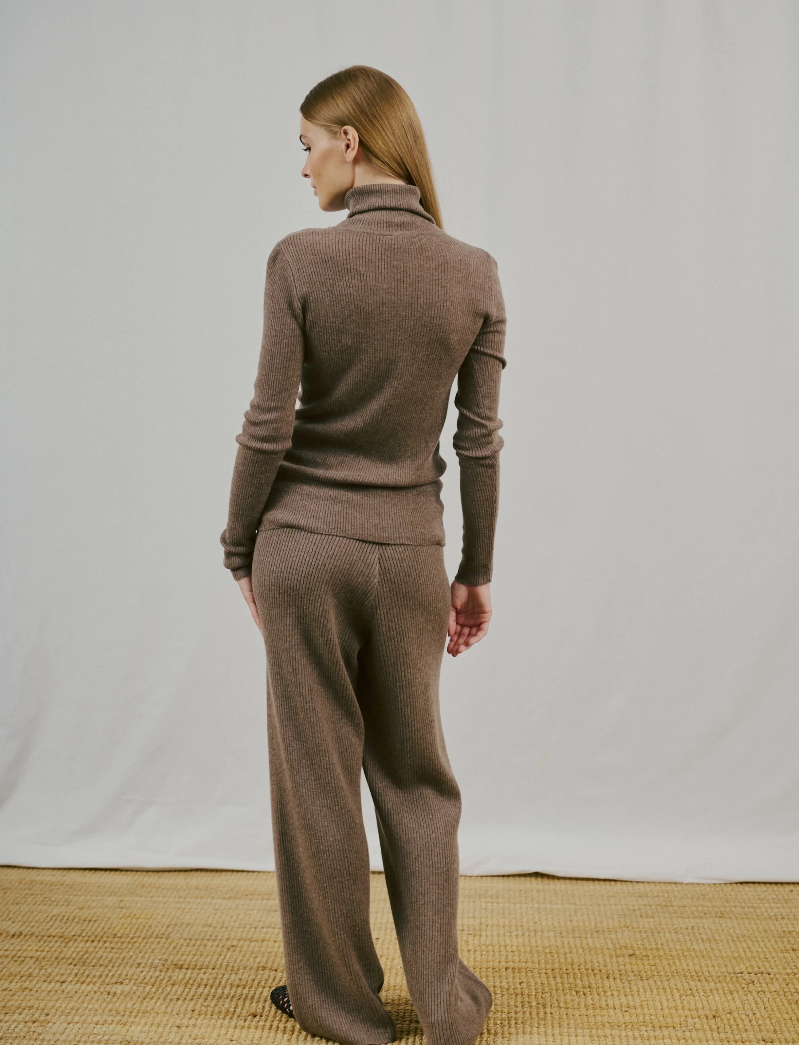 Bruun & Stengade - BS Hege Regular Fit Knitwear - rullekraver - mole - 4