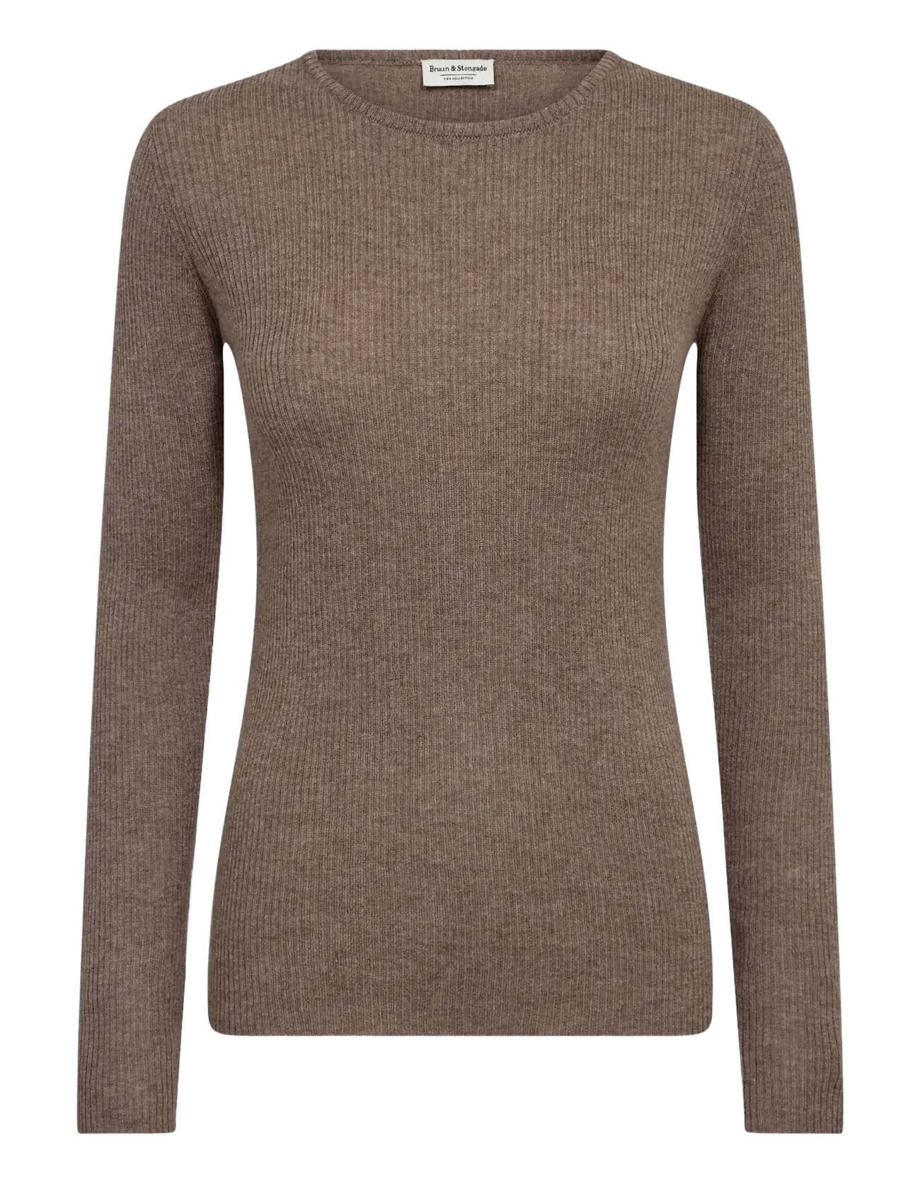 Bruun & Stengade BS Asdis Regular Fit Knitwear - Jumpers - MOLE / brown