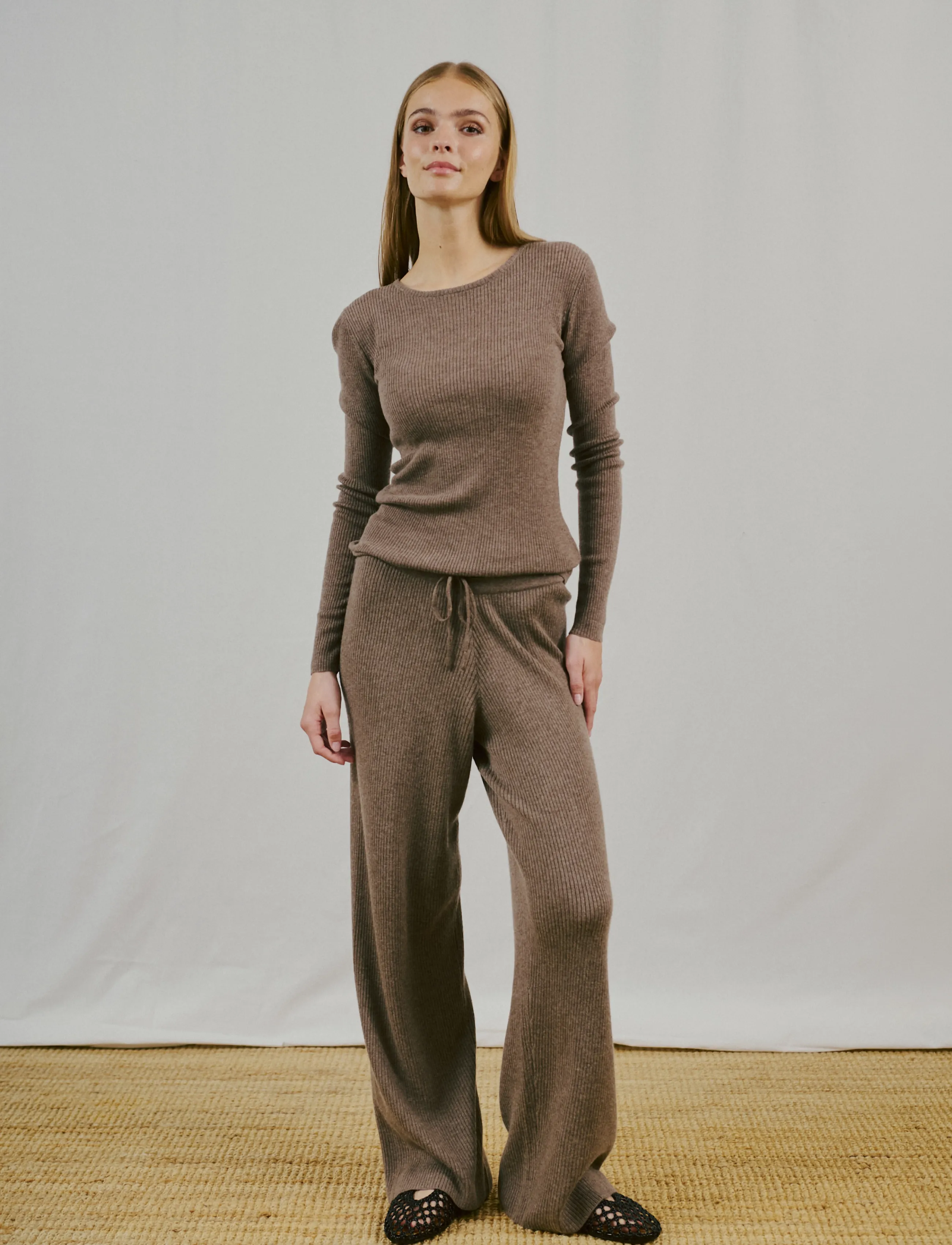 Bruun & Stengade - BS Asdis Regular Fit Knitwear - jumpers - mole - 4