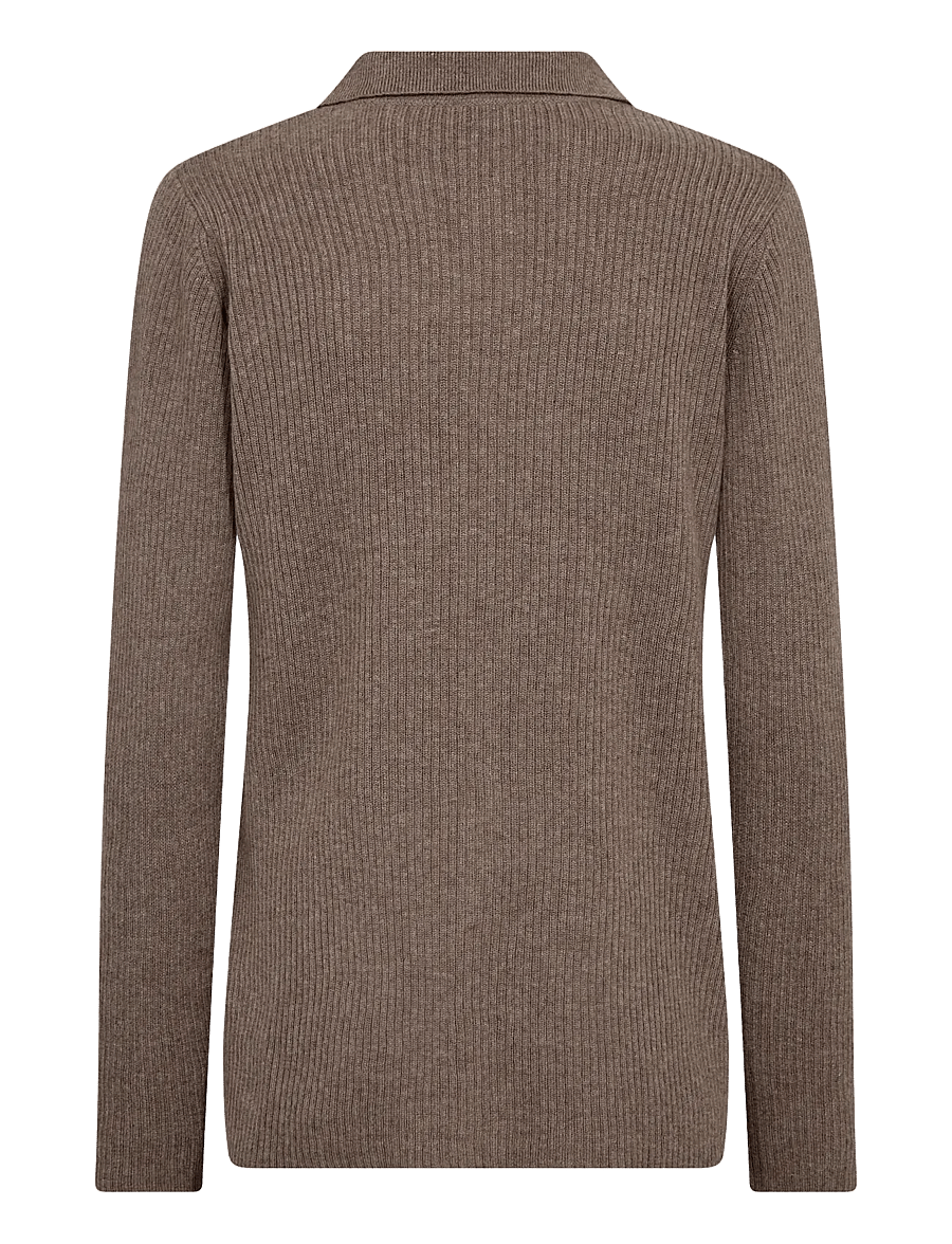 Bruun & Stengade - BS Adelheid Regular Fit Knitwear - cardigans - mole - 2