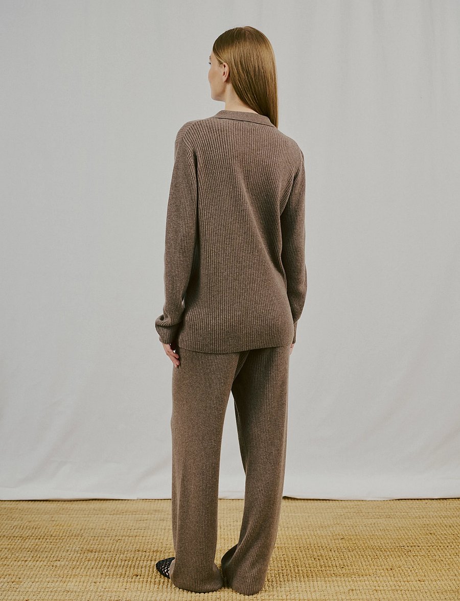 Bruun & Stengade - BS Adelheid Regular Fit Knitwear - cardigans - mole - 0