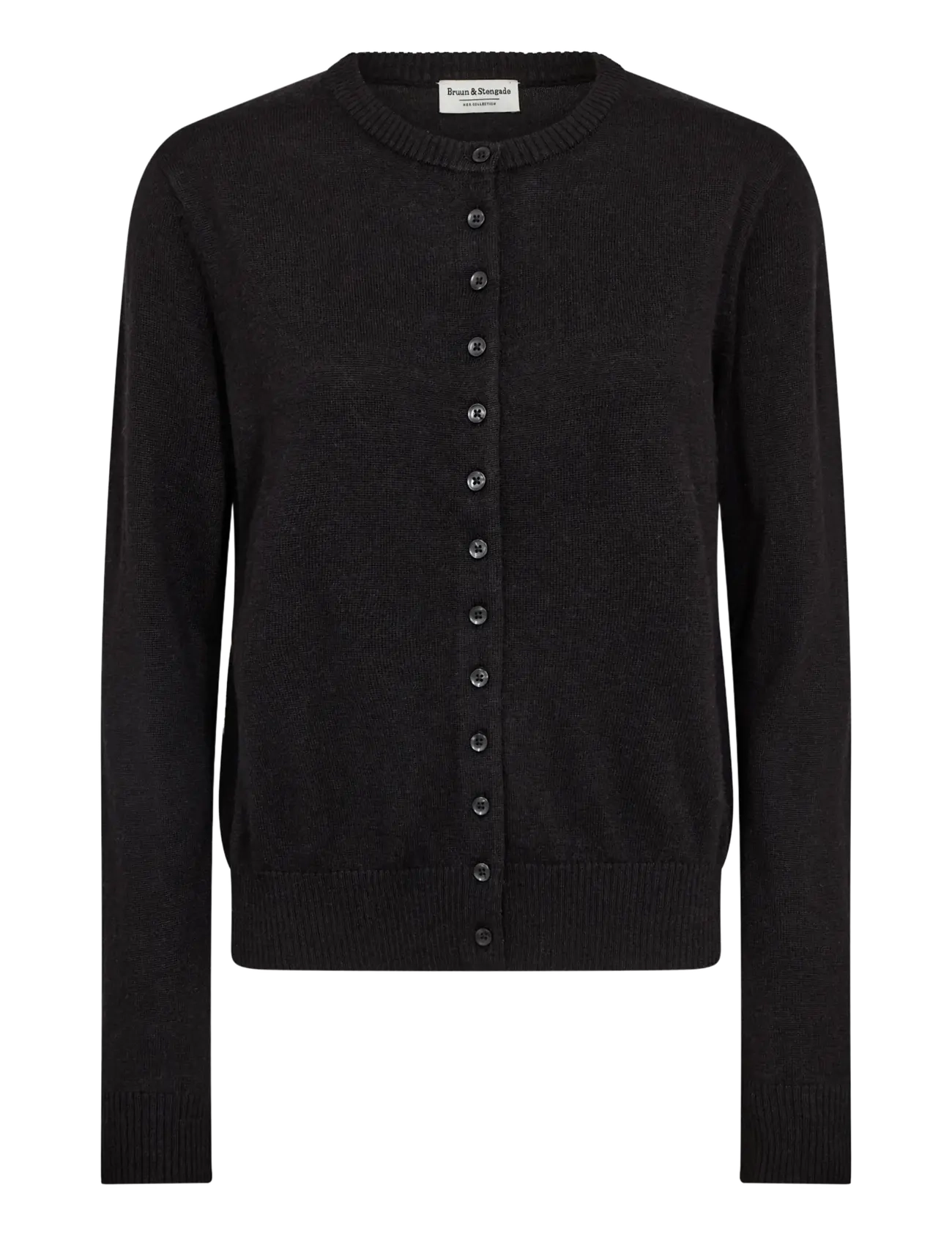 Bruun & Stengade BS Edel Regular Fit Knitwear - Everyday Style - BLACK / black