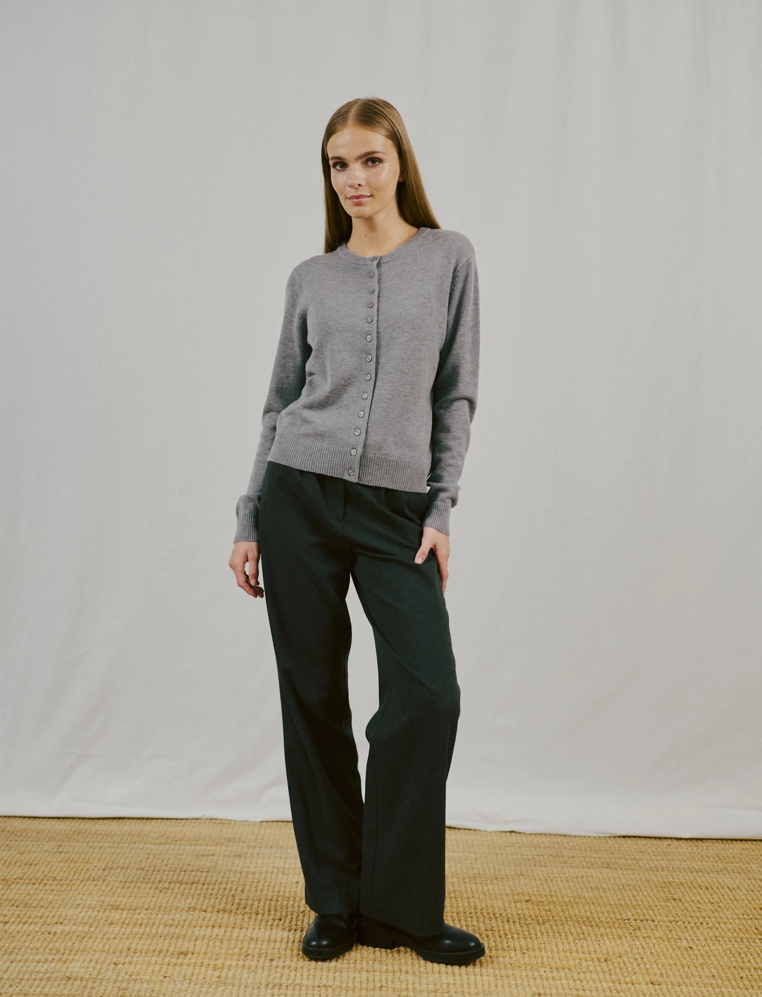 Bruun & Stengade - BS Edel Regular Fit Knitwear - herbstliche kleidung - grey - 4