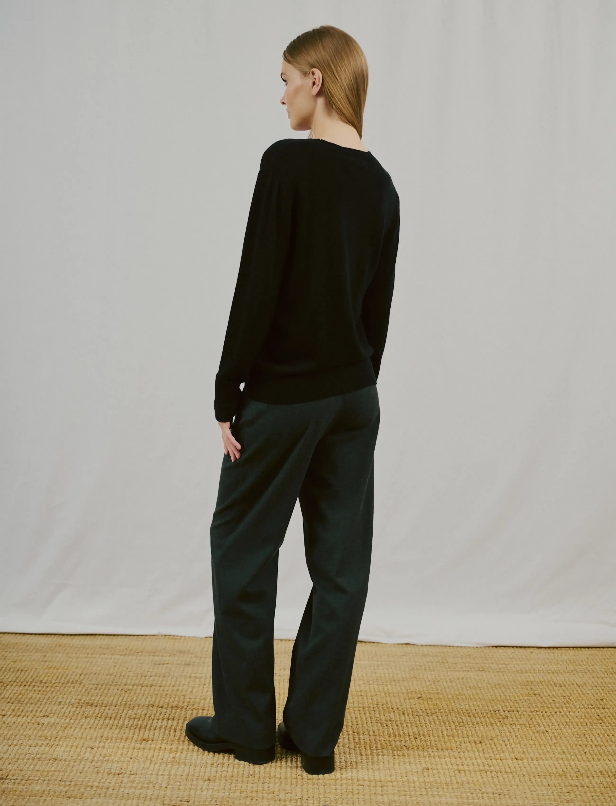 Bruun & Stengade - BS Brunhild Regular Fit Knitwear - autumn clothing - black - 4