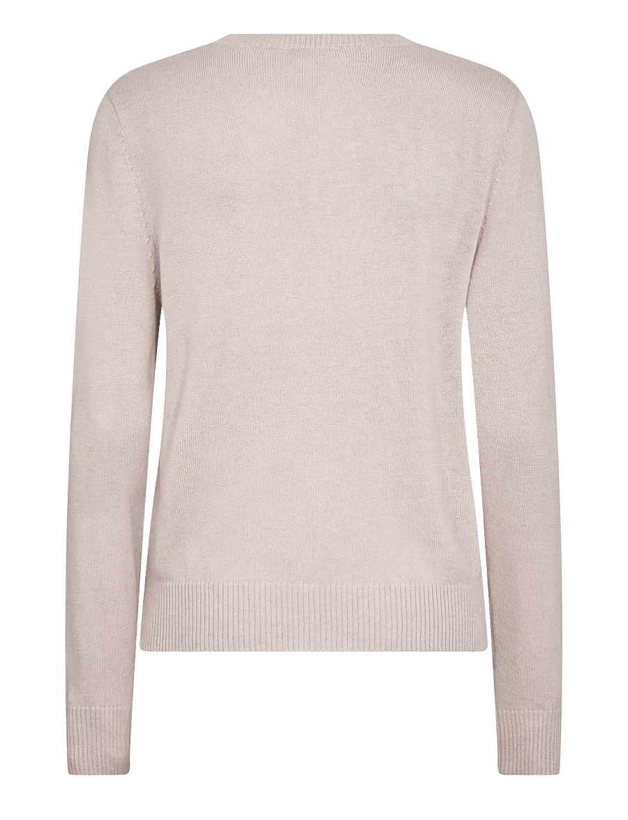 Bruun & Stengade - BS Brunhild Regular Fit Knitwear - pullover - chalk pink - 2