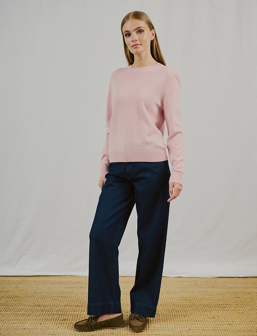 Bruun & Stengade - BS Brunhild Regular Fit Knitwear - pullover - chalk pink - 0