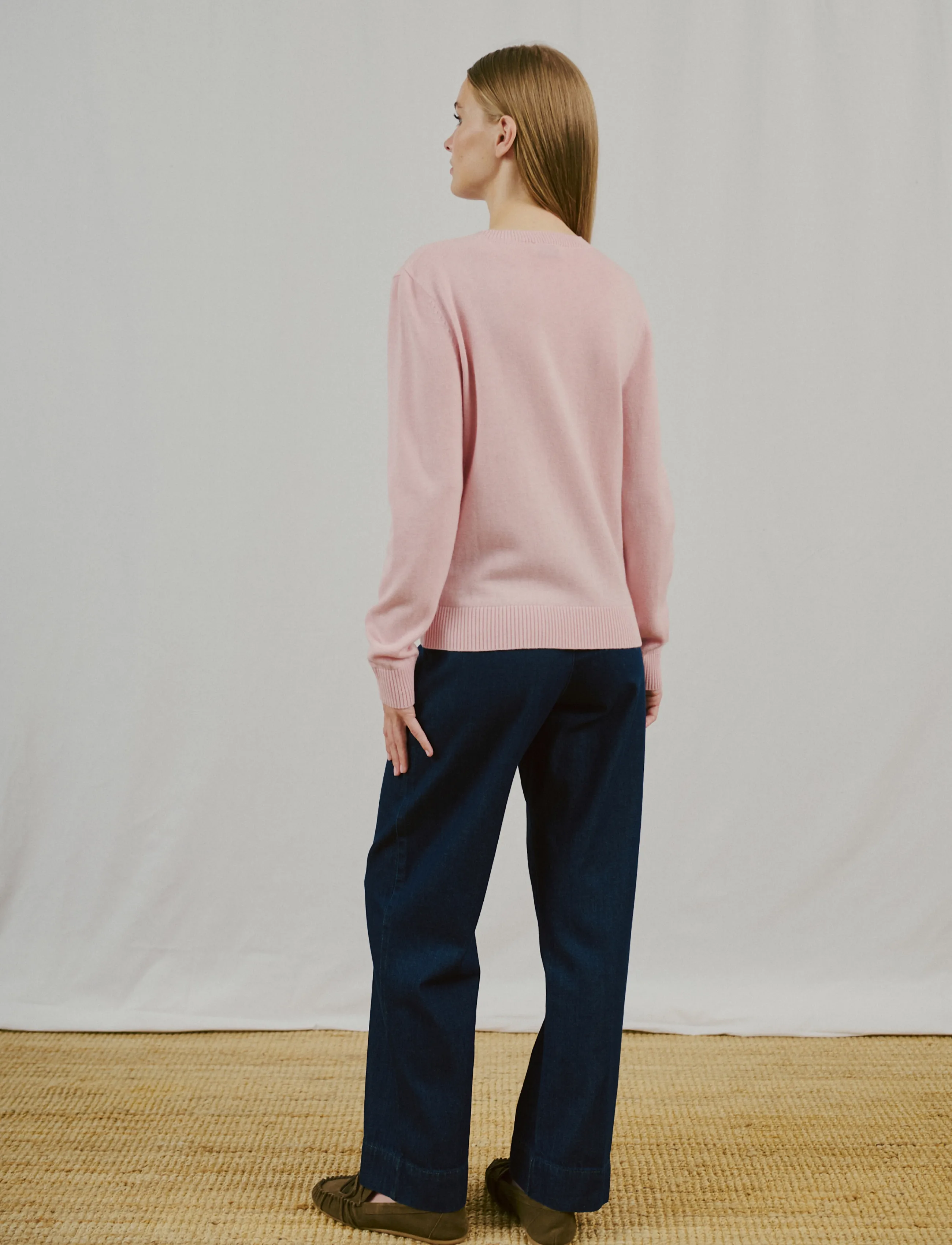 Bruun & Stengade - BS Brunhild Regular Fit Knitwear - pullover - chalk pink - 4