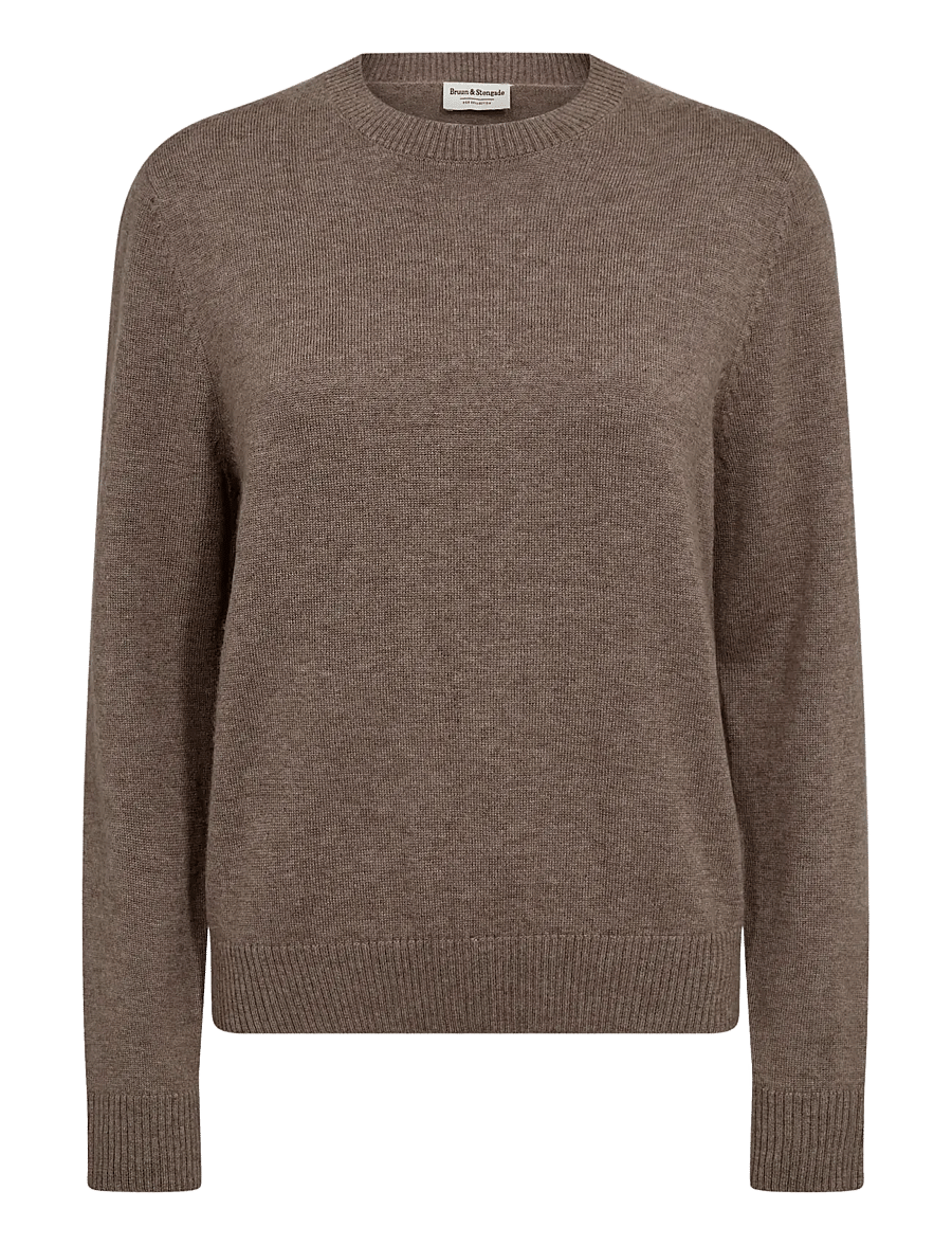 Bruun & Stengade - BS Brunhild Regular Fit Knitwear - pullover - mole - 1