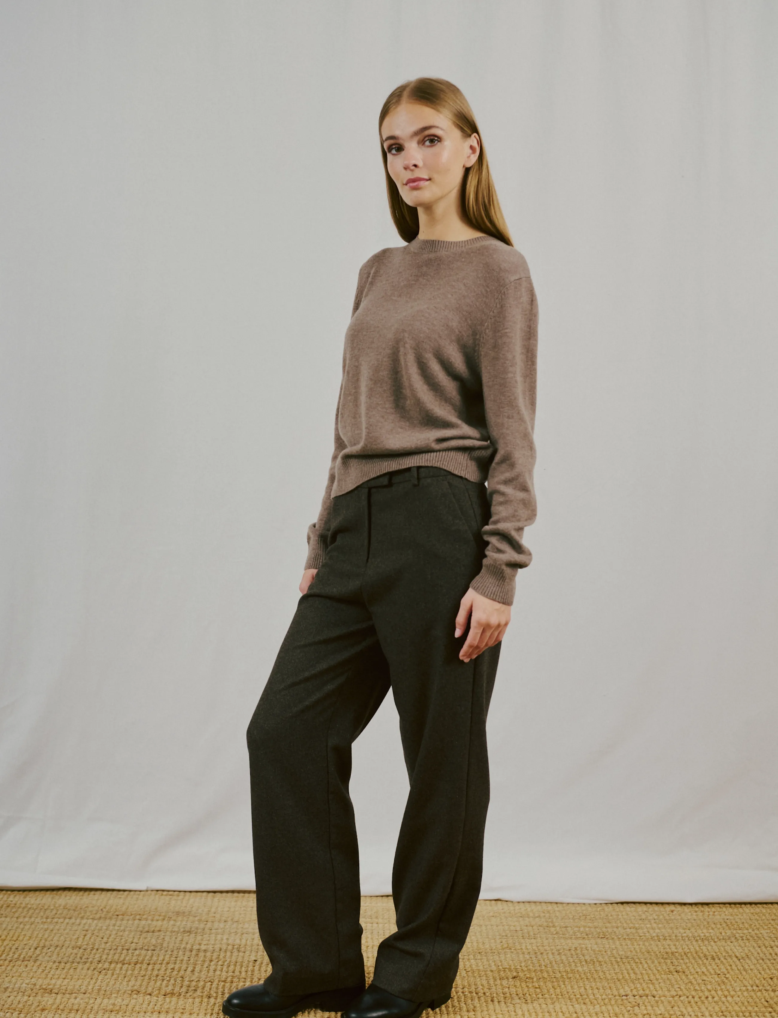 Bruun & Stengade - BS Brunhild Regular Fit Knitwear - jumpers - mole - 3