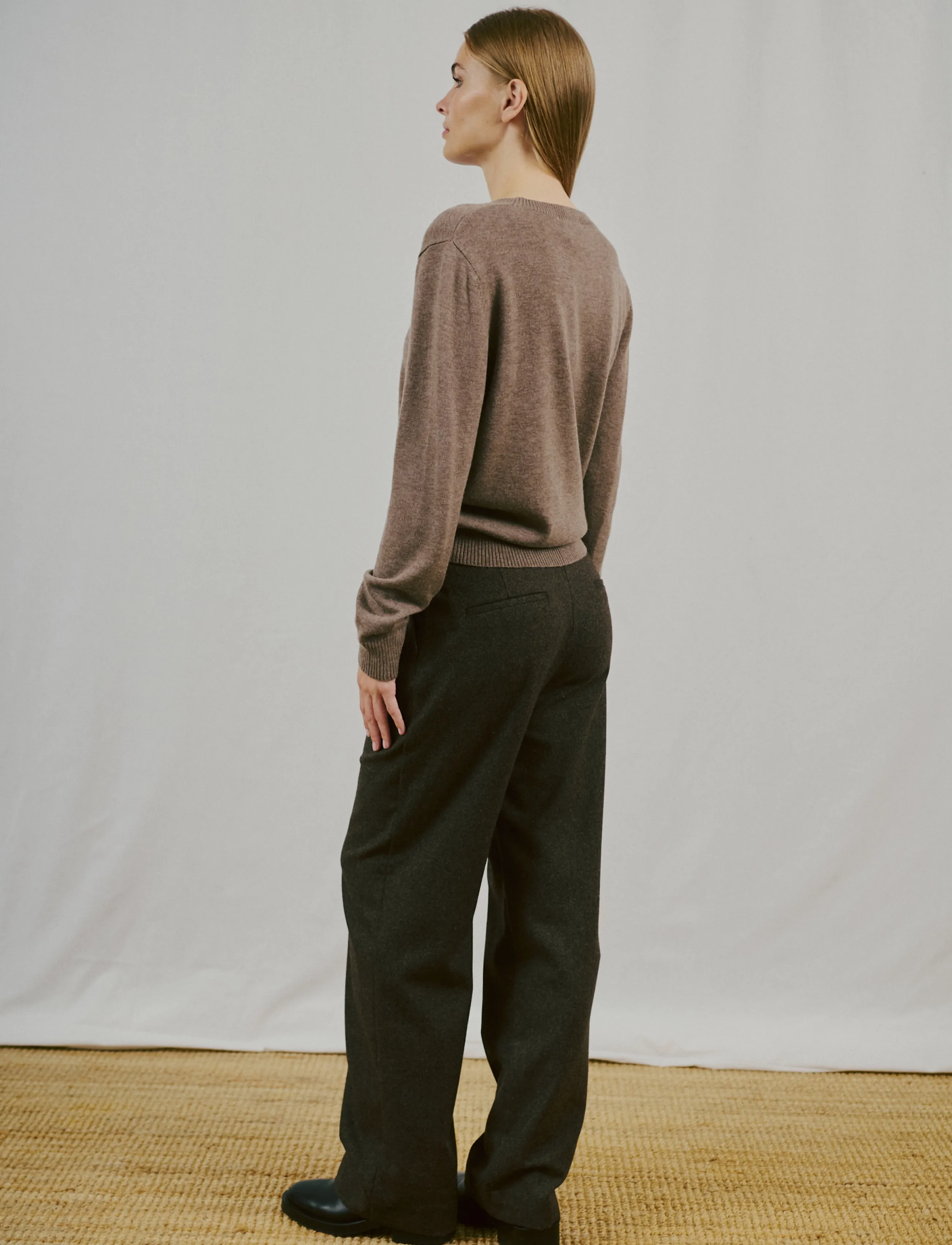 Bruun & Stengade - BS Brunhild Regular Fit Knitwear - jumpers - mole - 4