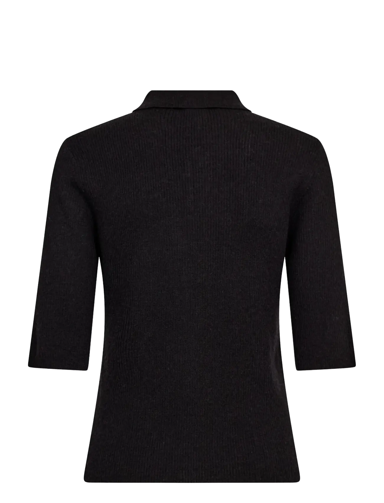 Bruun & Stengade - BS Agna Regular Fit Knitwear - polosärgid - black - 2