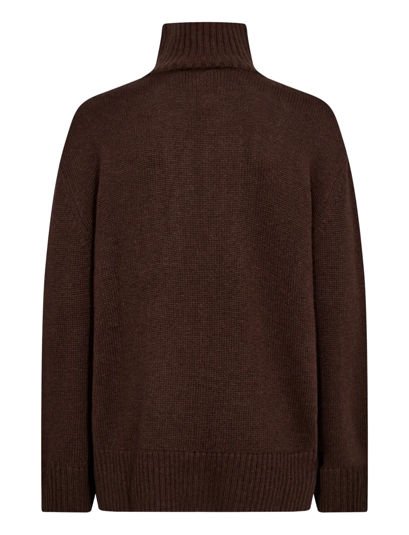 Bruun & Stengade - BS Emmeline Regular Fit Knitwear - rullekraver - dark brown - 2