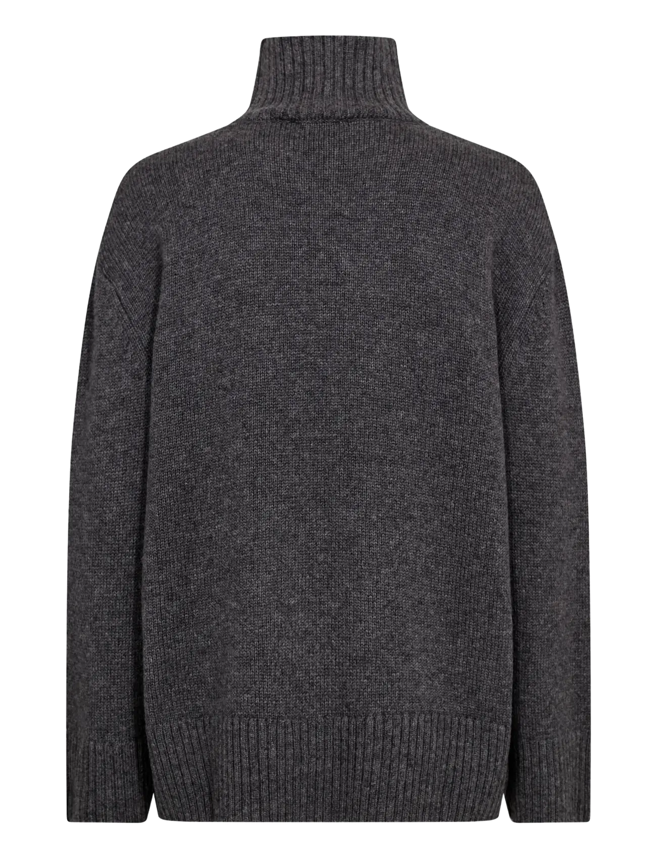 Bruun & Stengade - BS Emmeline Regular Fit Knitwear - turtlenecks - dark grey - 2
