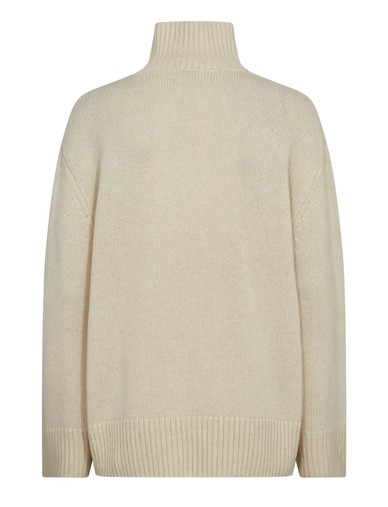 Bruun & Stengade - BS Emmeline Regular Fit Knitwear - rullekraver - ecru - 2