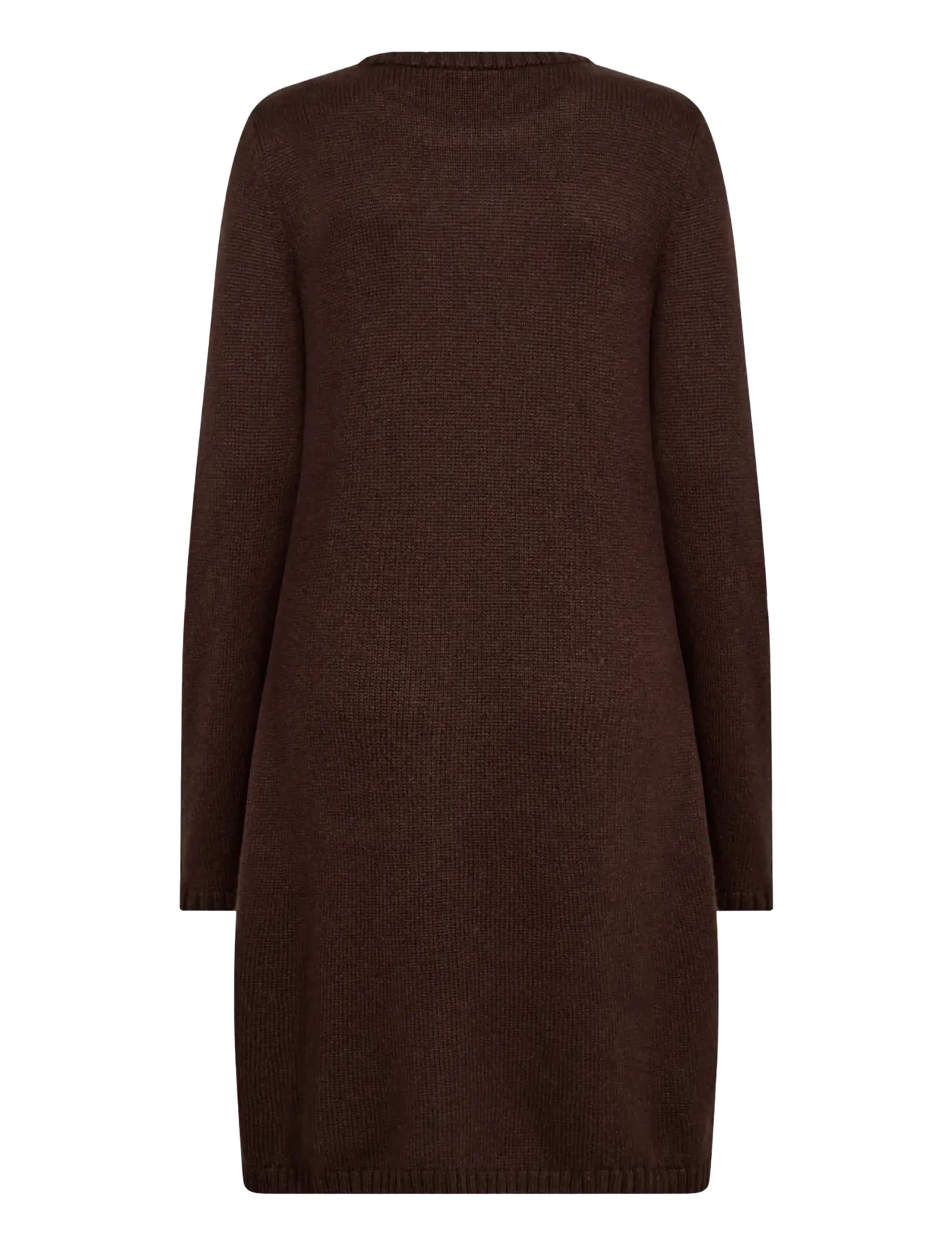 Bruun & Stengade - BS Iselin Regular Fit Dress - strickkleider - dark brown - 2