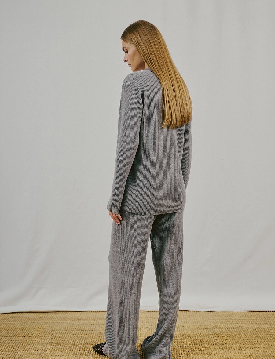 Bruun & Stengade - BS Agathe Regular Fit Pants - jogginghosen - grey - 3