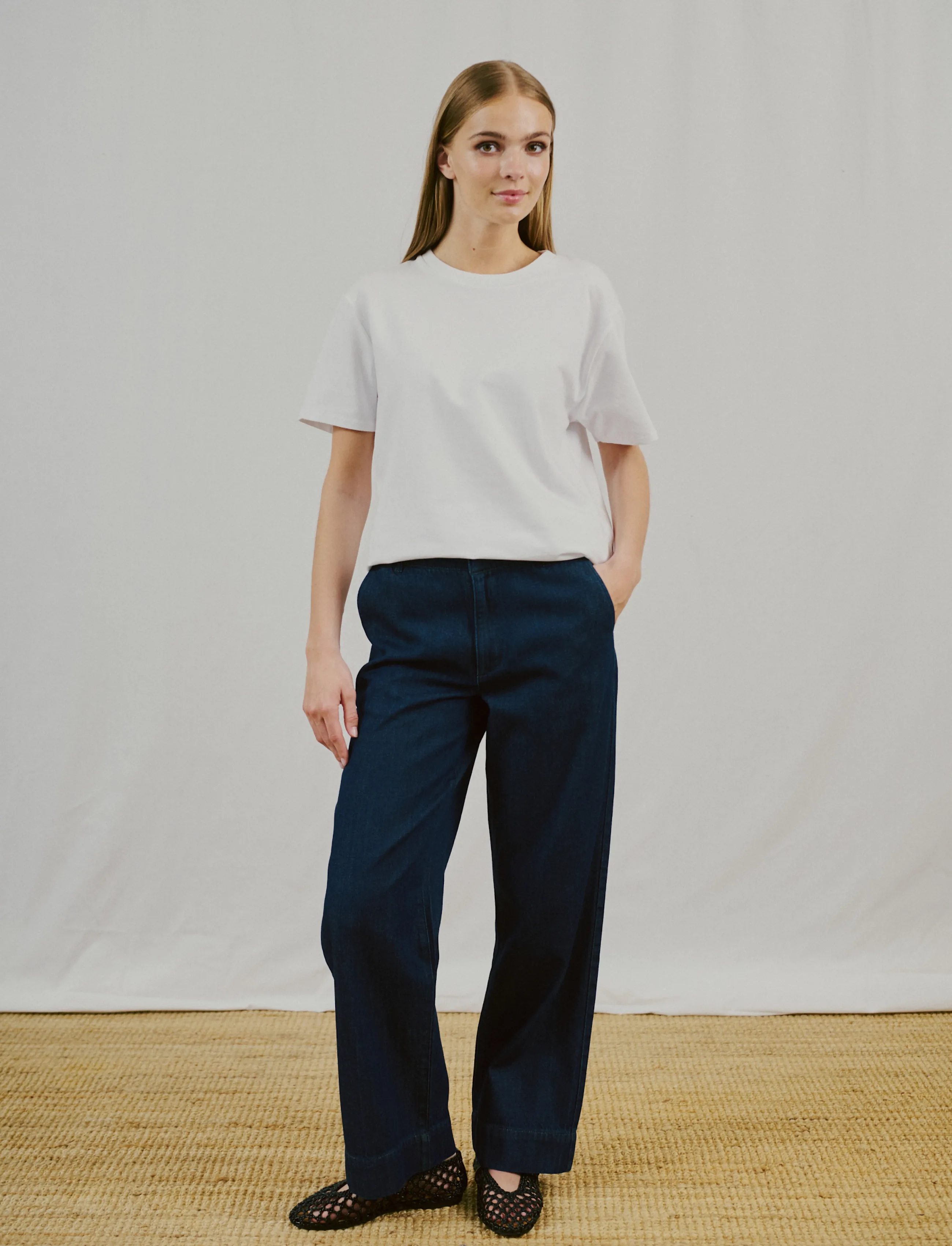 Bruun & Stengade - BS Coco Regular Fit Pants - straight jeans - navy - 3
