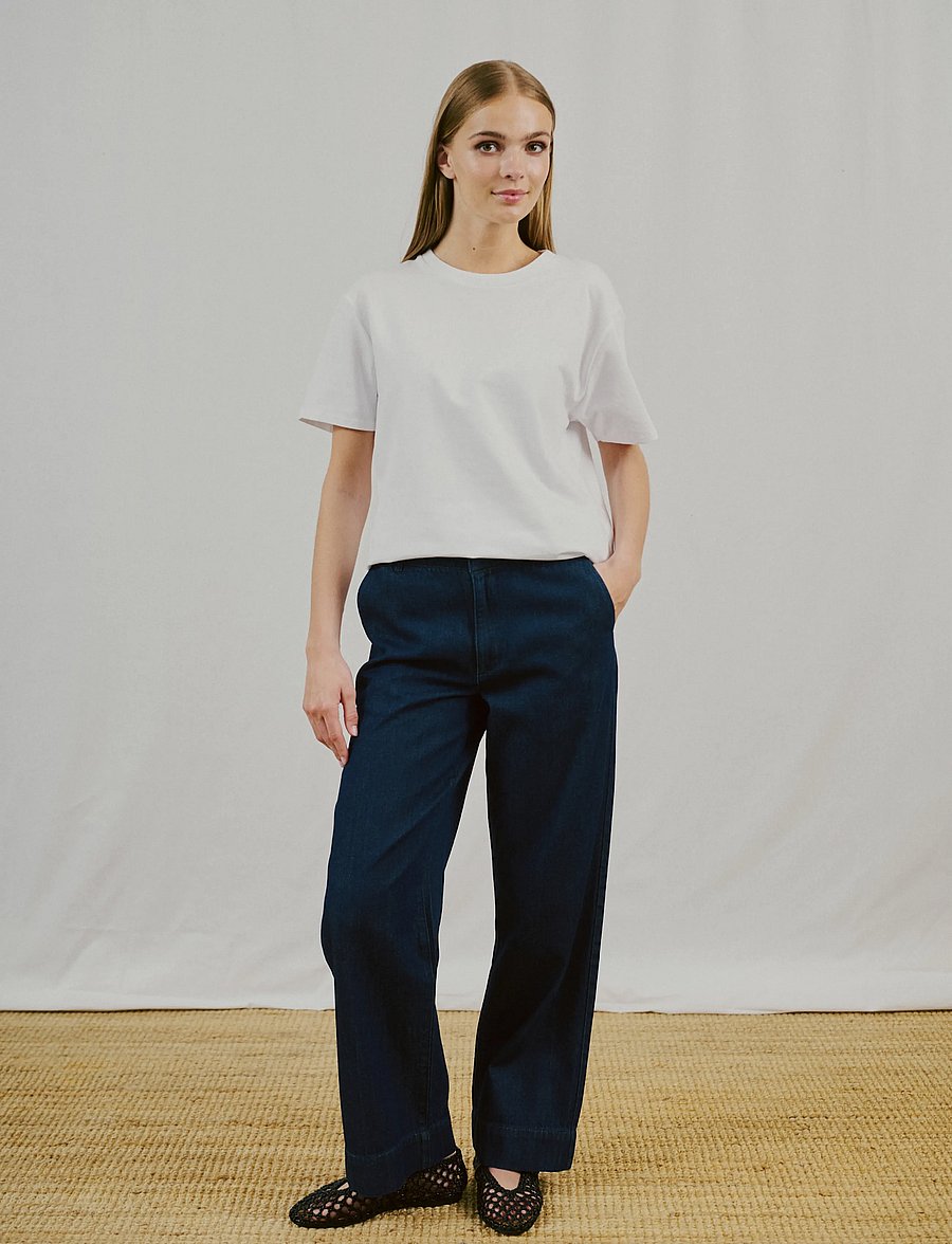 Bruun & Stengade - BS Coco Regular Fit Pants - straight jeans - navy - 3