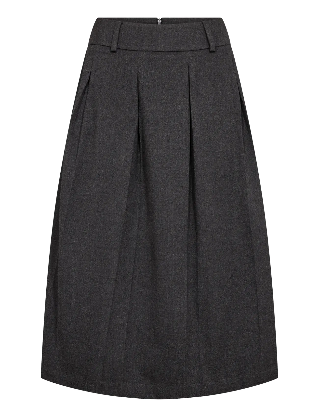 Bruun & Stengade BS Elke Regular Fit Skirt - Röcke - DARK GREY / grey