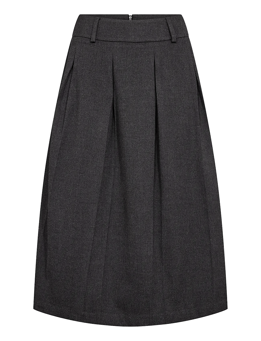 Bruun & Stengade - BS Elke Regular Fit Skirt - dark grey - 1