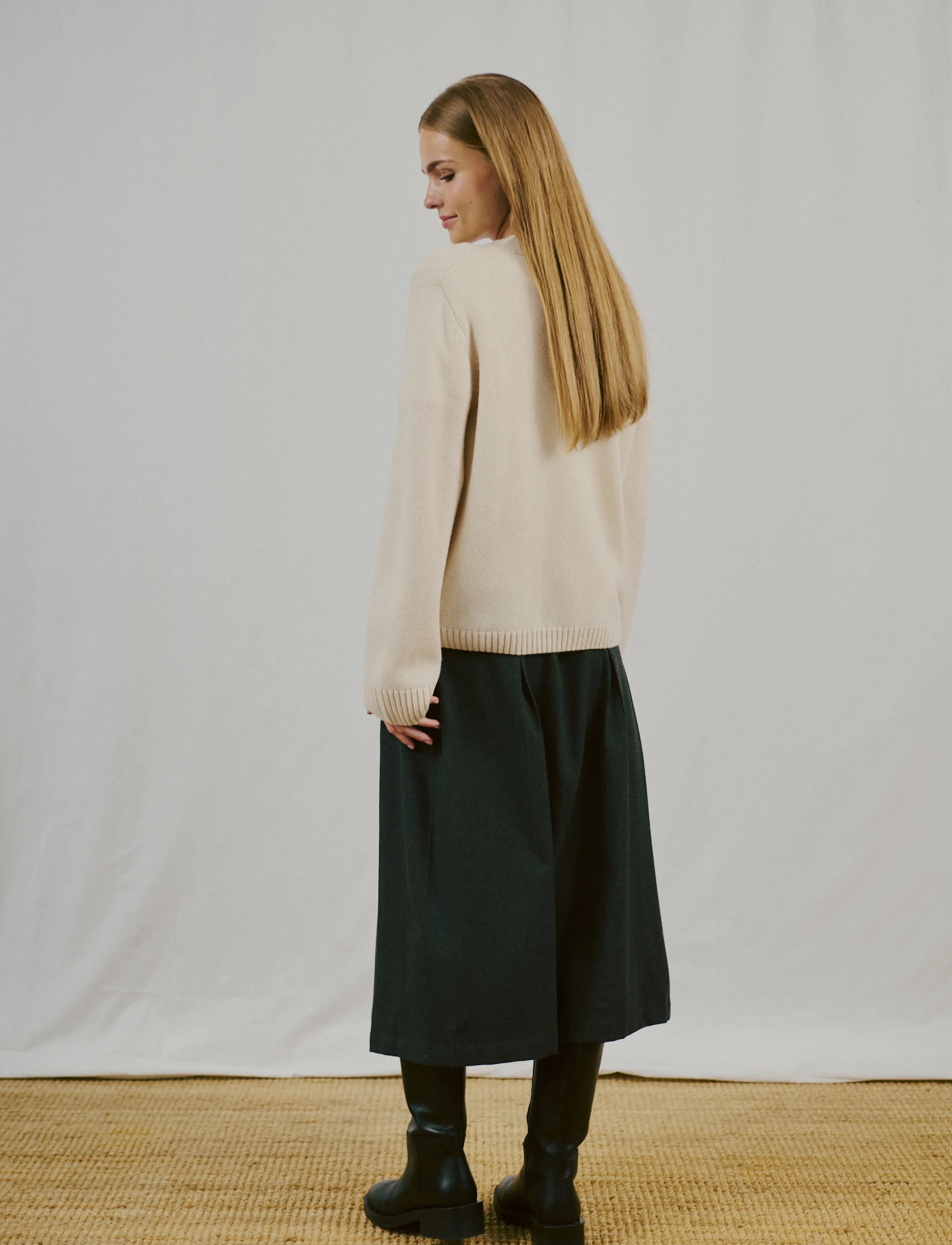 Bruun & Stengade - BS Elke Regular Fit Skirt - dark grey - 0