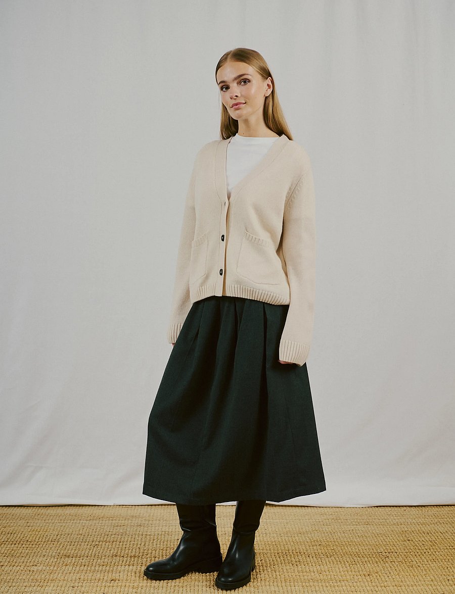 Bruun & Stengade - BS Elke Regular Fit Skirt - dark grey - 4