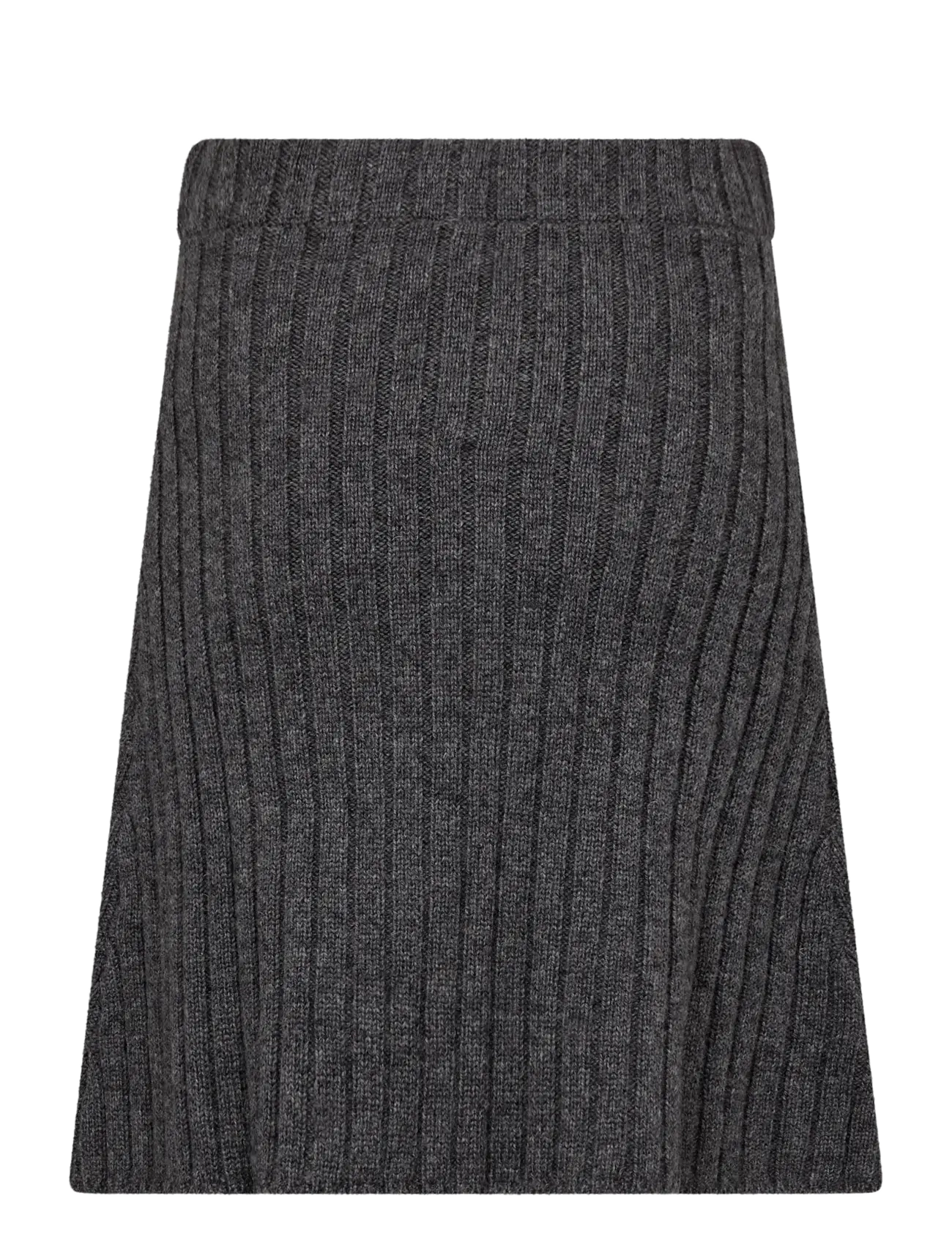 Bruun & Stengade - BS Katinka Regular Fit Skirt - strickröcke - dark grey - 2