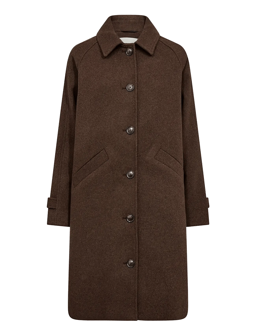 Bruun & Stengade - BS Ylva Regular Fit Coat - brown - 1