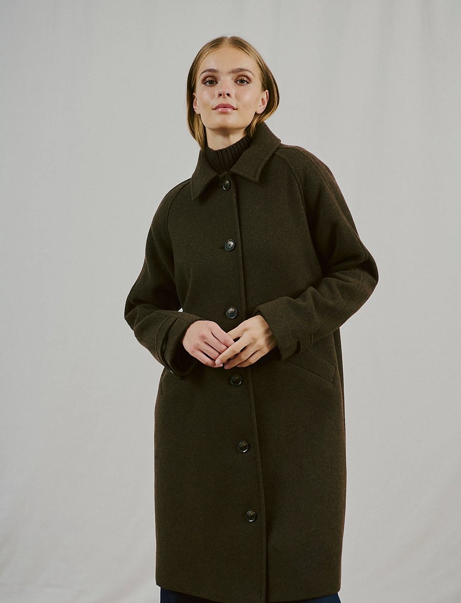Bruun & Stengade - BS Ylva Regular Fit Coat - brown - 3