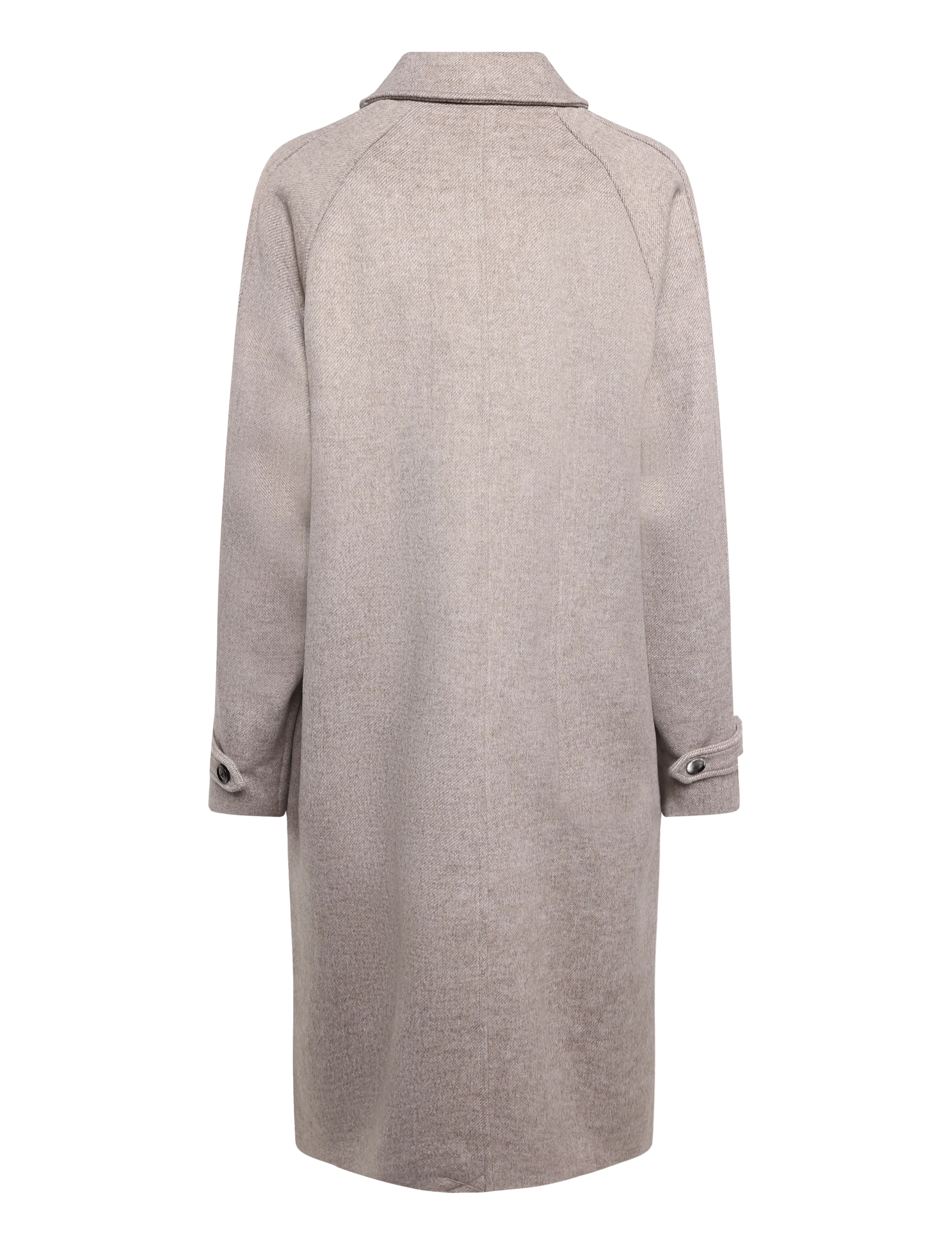 Bruun & Stengade - BS Ylva Regular Fit Coat - wollmäntel - sand - 1