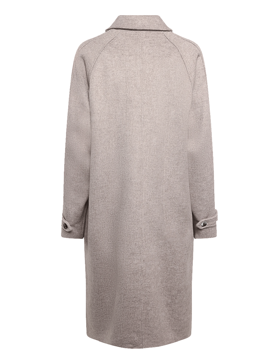 Bruun & Stengade - BS Ylva Regular Fit Coat - vinterjackor - sand - 1