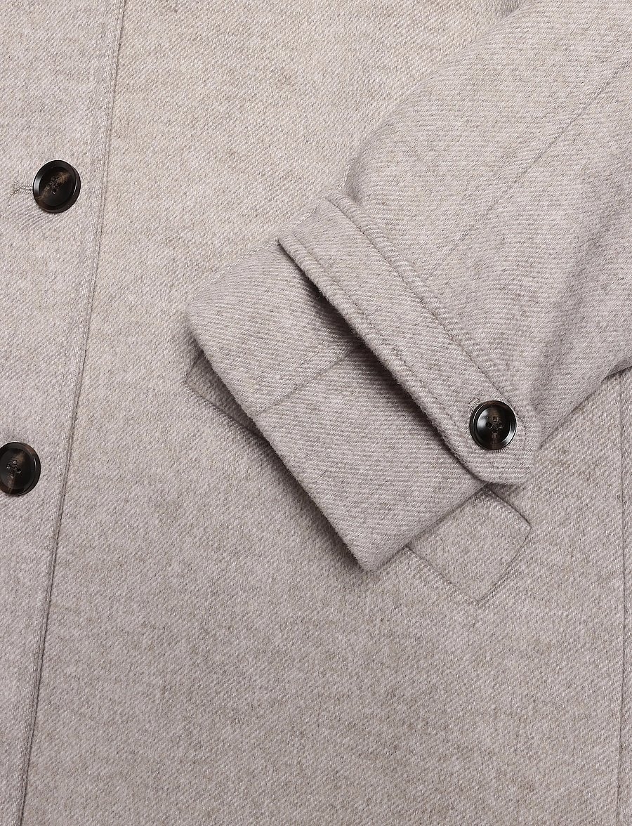 Bruun & Stengade - BS Ylva Regular Fit Coat - vinterjackor - sand - 3