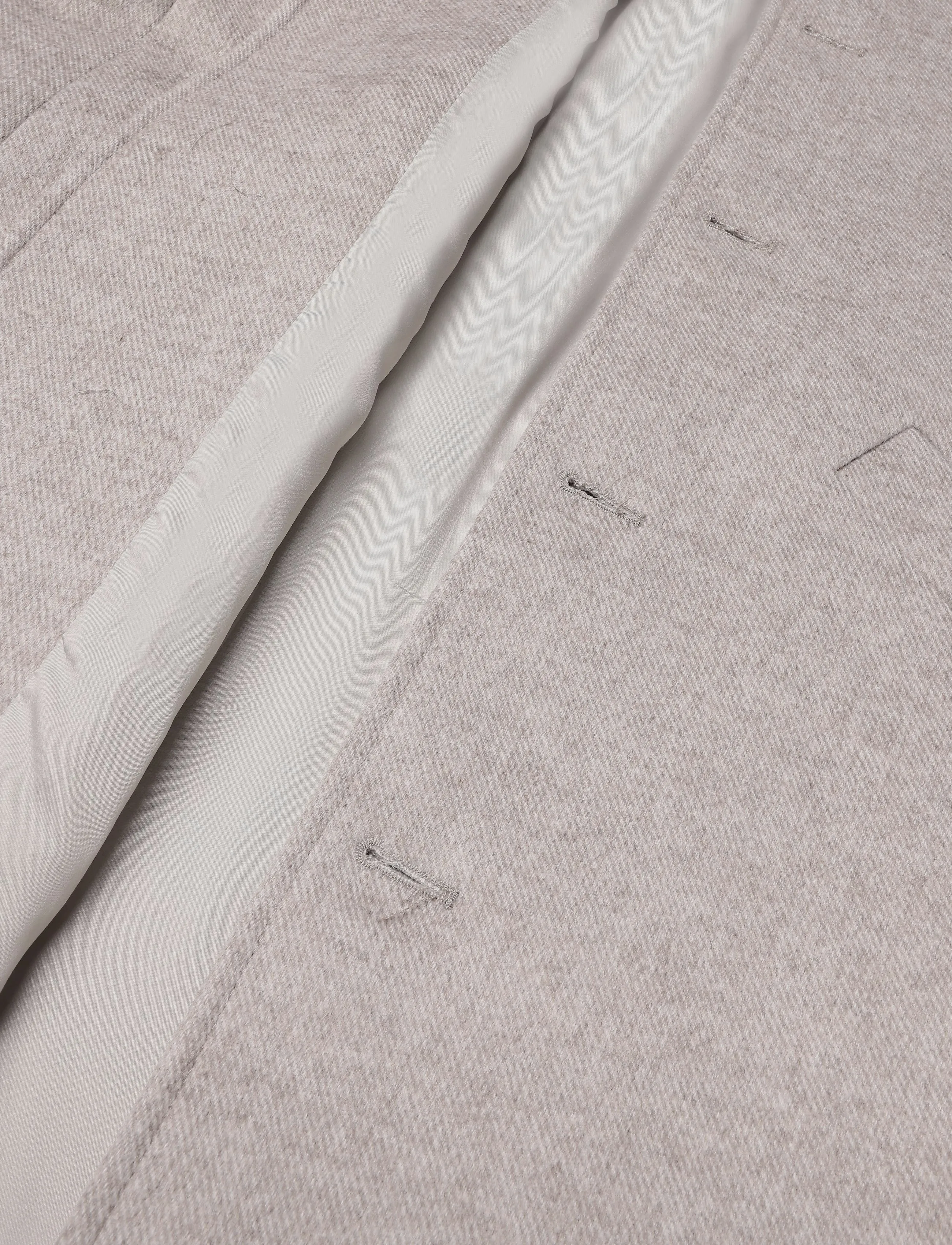 Bruun & Stengade - BS Ylva Regular Fit Coat - wollmäntel - sand - 4