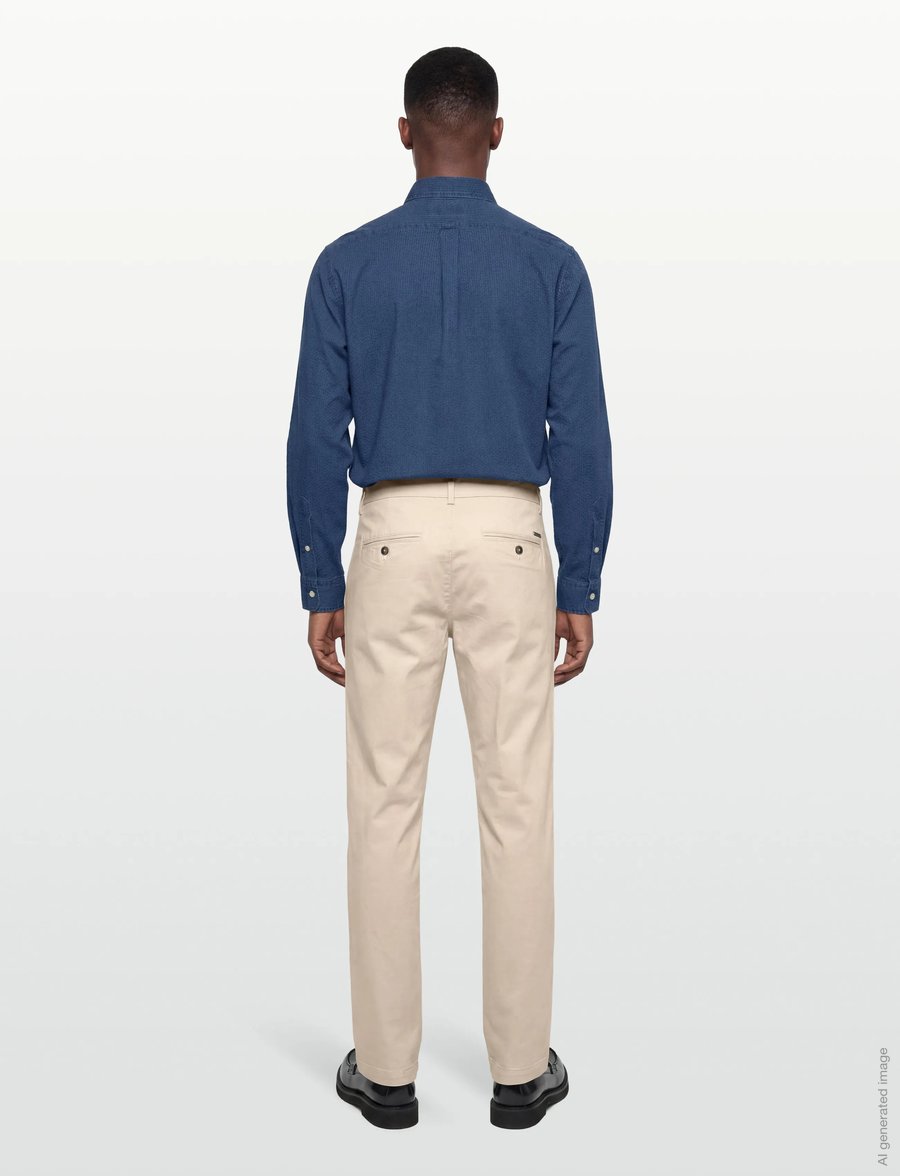 Bruun & Stengade - BS Rino Regular Fit Chinos - chinos - kit - 4