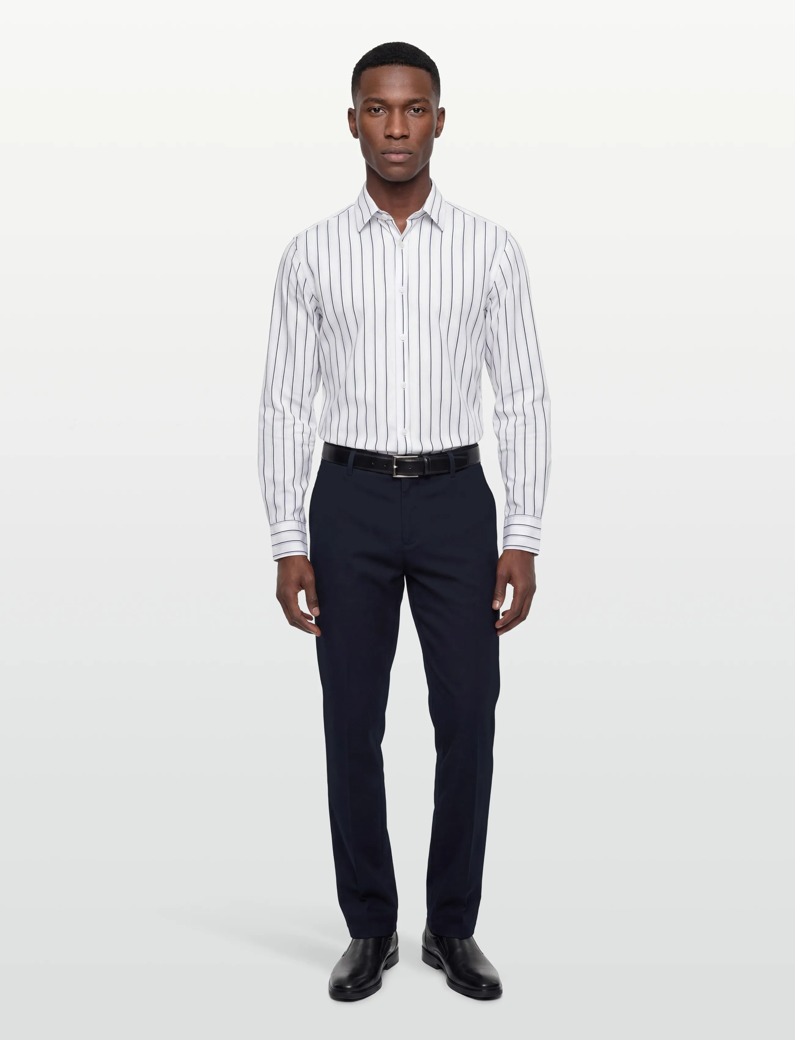 Bruun & Stengade BS Rino Regular Fit Chinos - Chinos - NAVY / navy