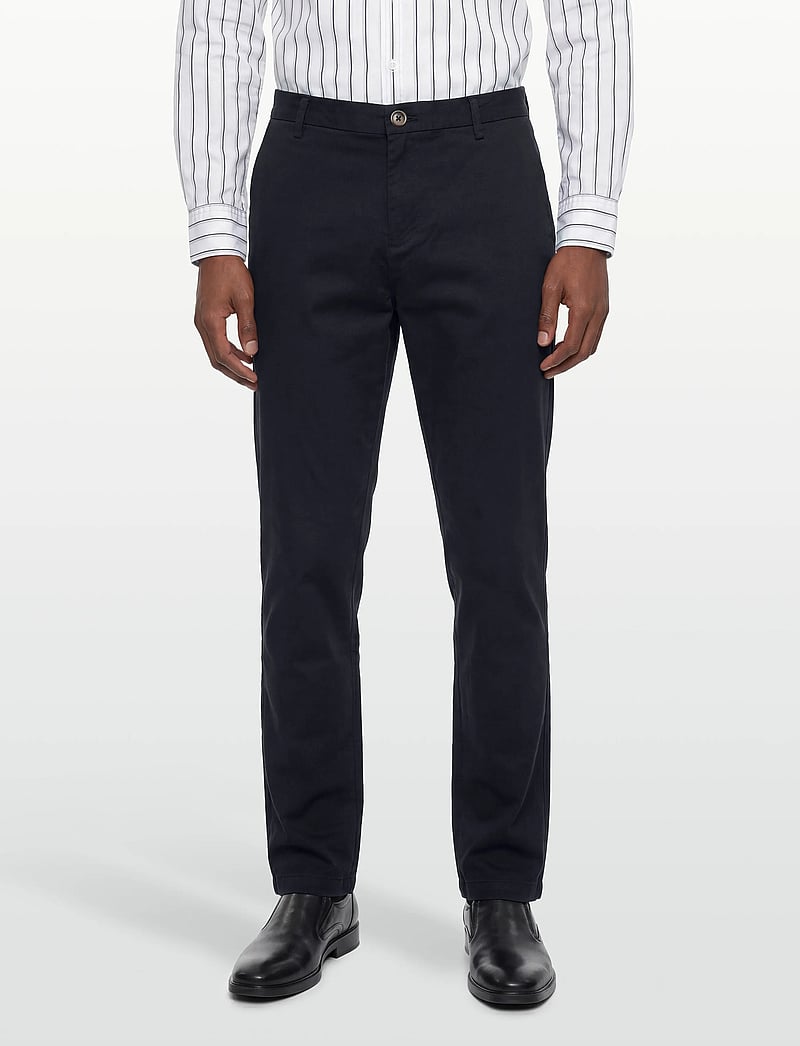 Bruun & Stengade - BS Rino Regular Fit Chinos - chinos - navy - 3