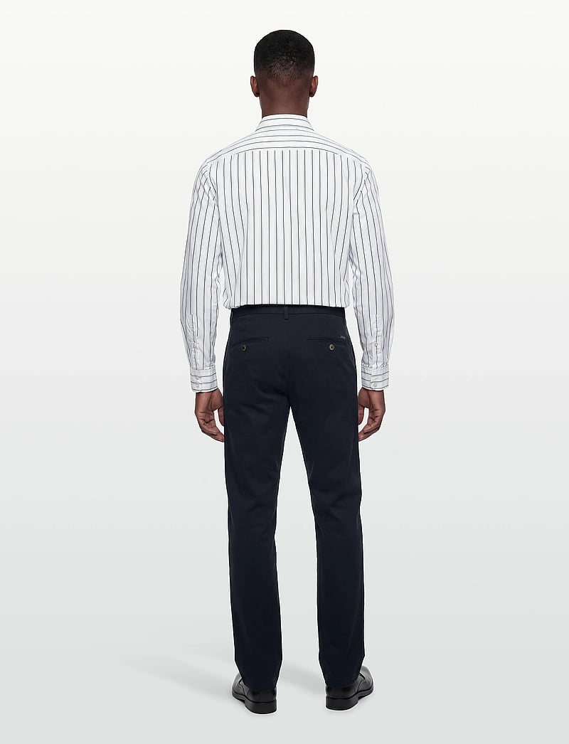 Bruun & Stengade - BS Rino Regular Fit Chinos - chinos - navy - 4