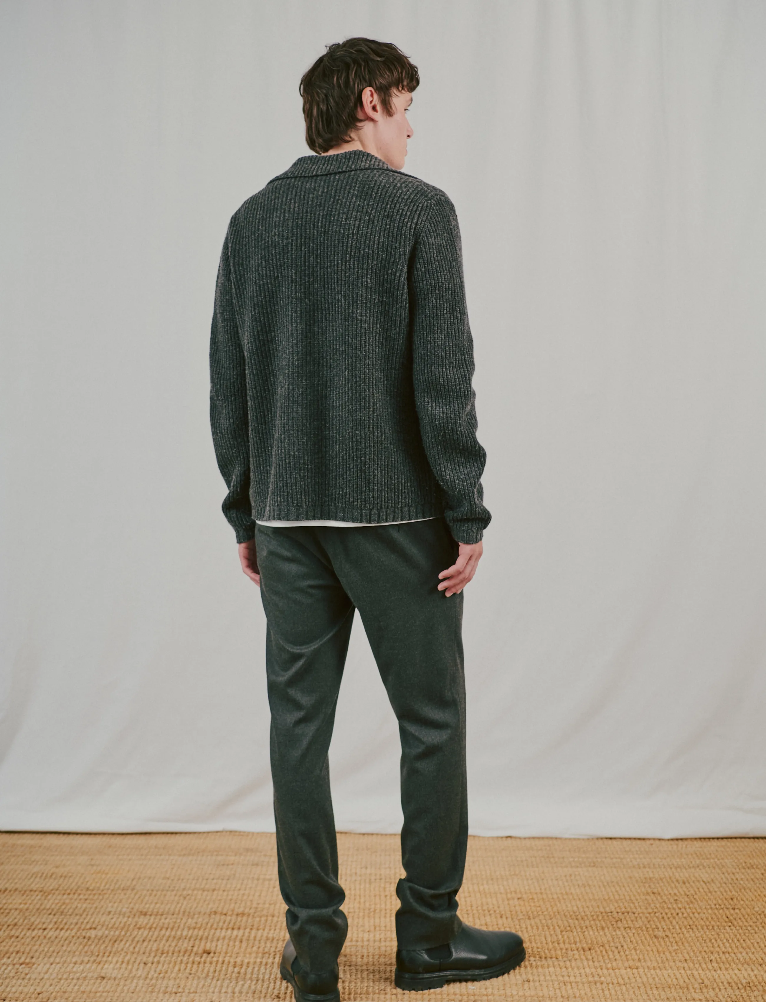 Bruun & Stengade - BS Natub Classic Fit Suit Pants - anzugshosen - dark grey - 3