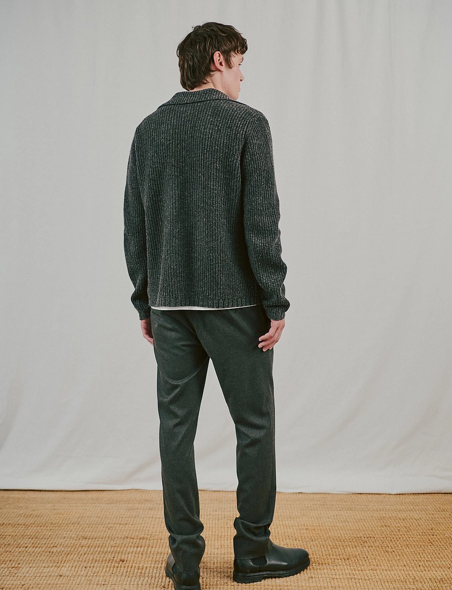 Bruun & Stengade - BS Natub Classic Fit Suit Pants - anzugshosen - dark grey - 3