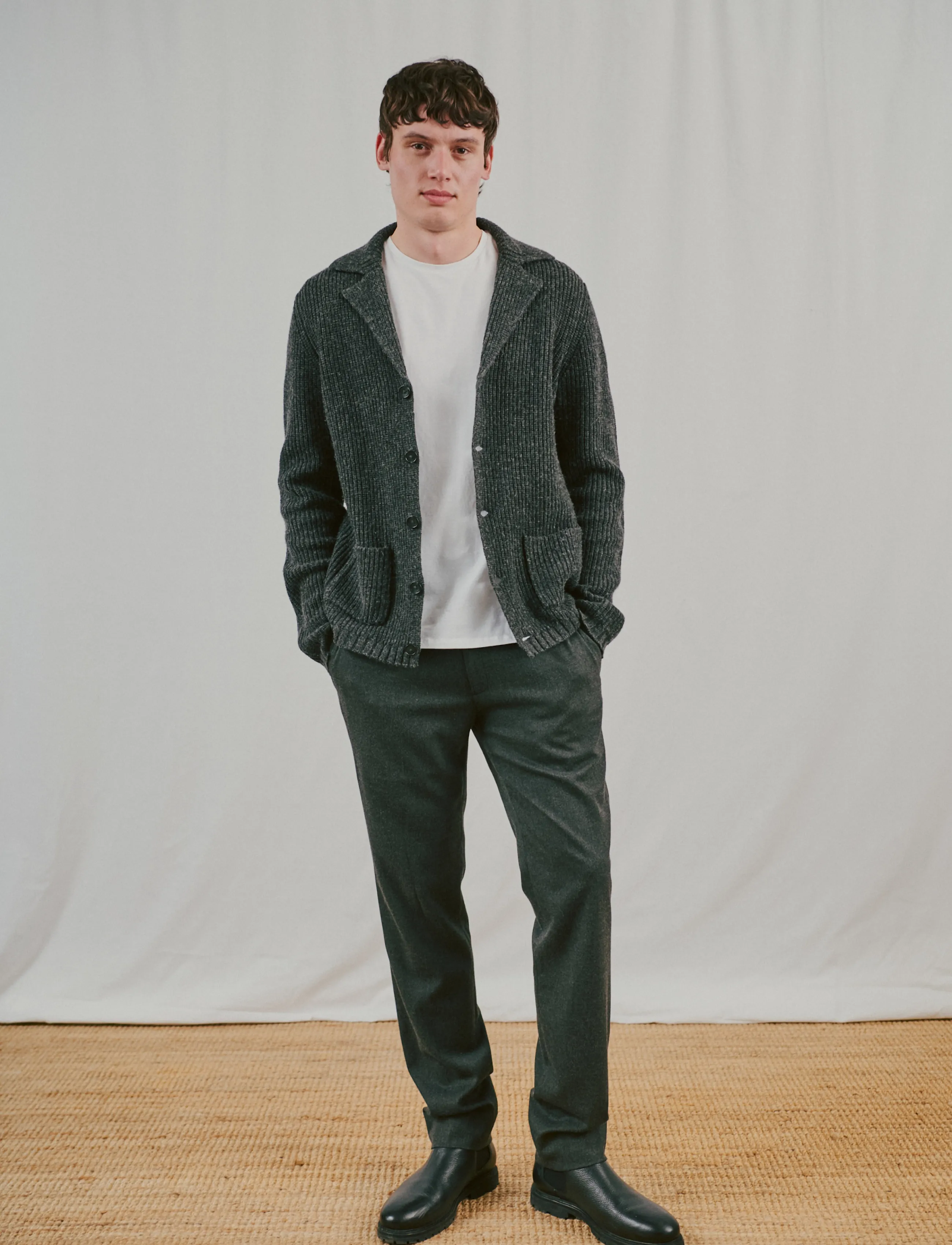 Bruun & Stengade BS Natub Classic Fit Suit Pants - Bruun & Stengade - DARK GREY / grey