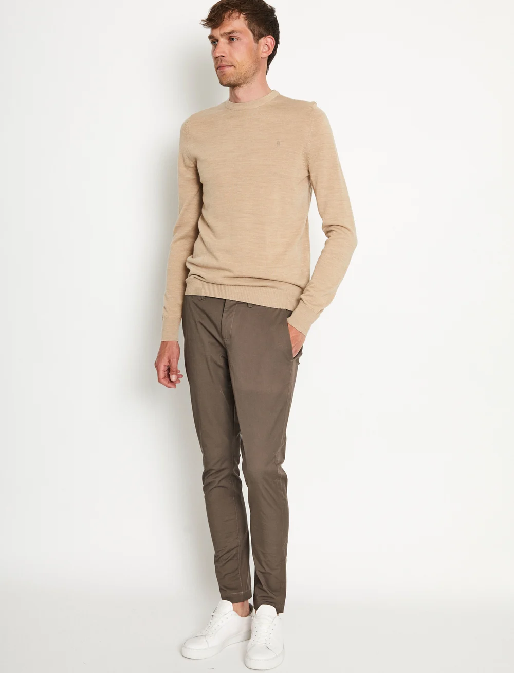 Bruun & Stengade - BS Anton Slim Fit Chinos - chinos - army - 0