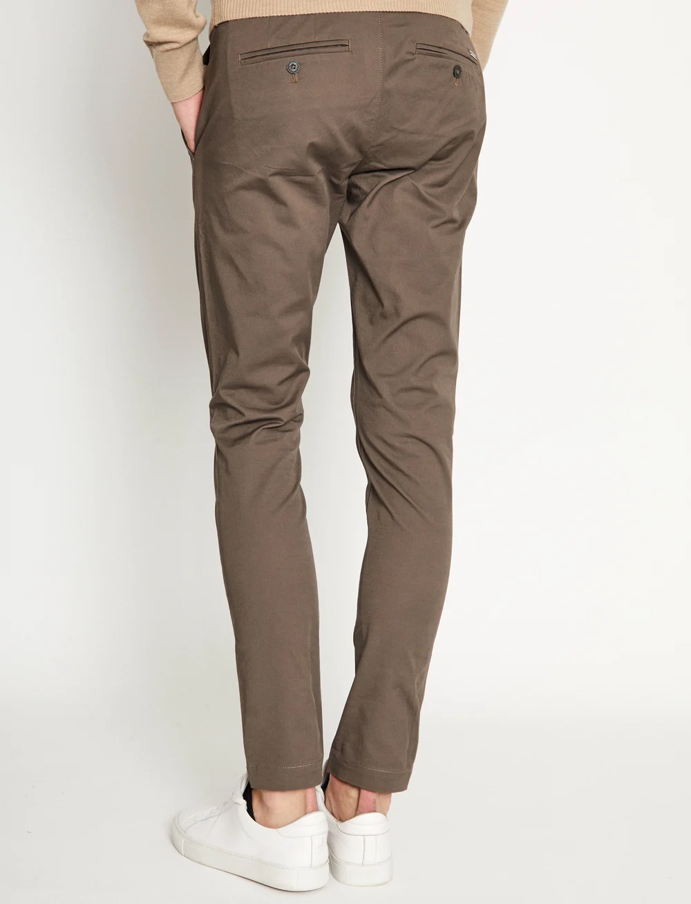 Bruun & Stengade - BS Anton Slim Fit Chinos - chinos - army - 4