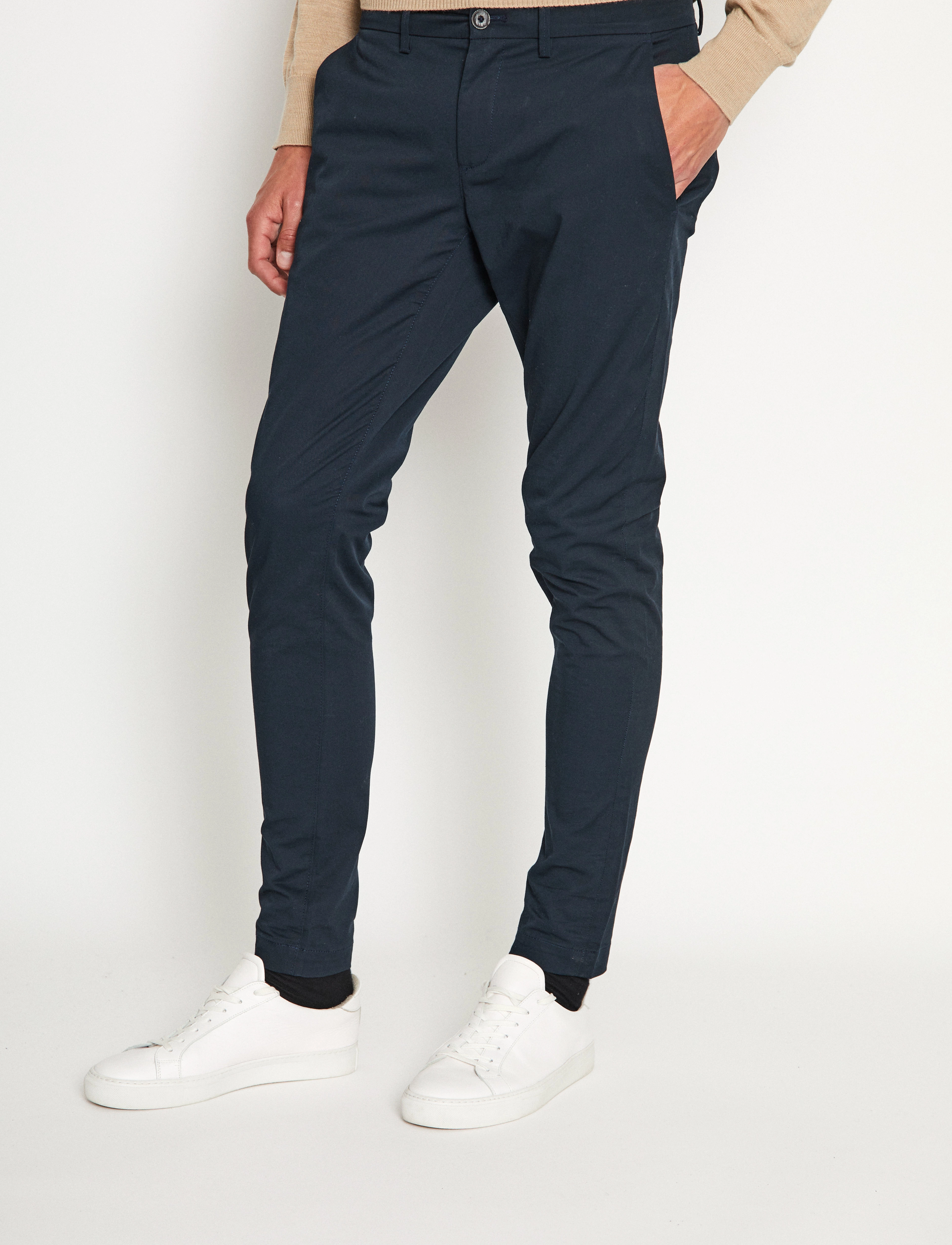 Bruun & Stengade - BS Anton Slim Fit Chinos - navy - 4