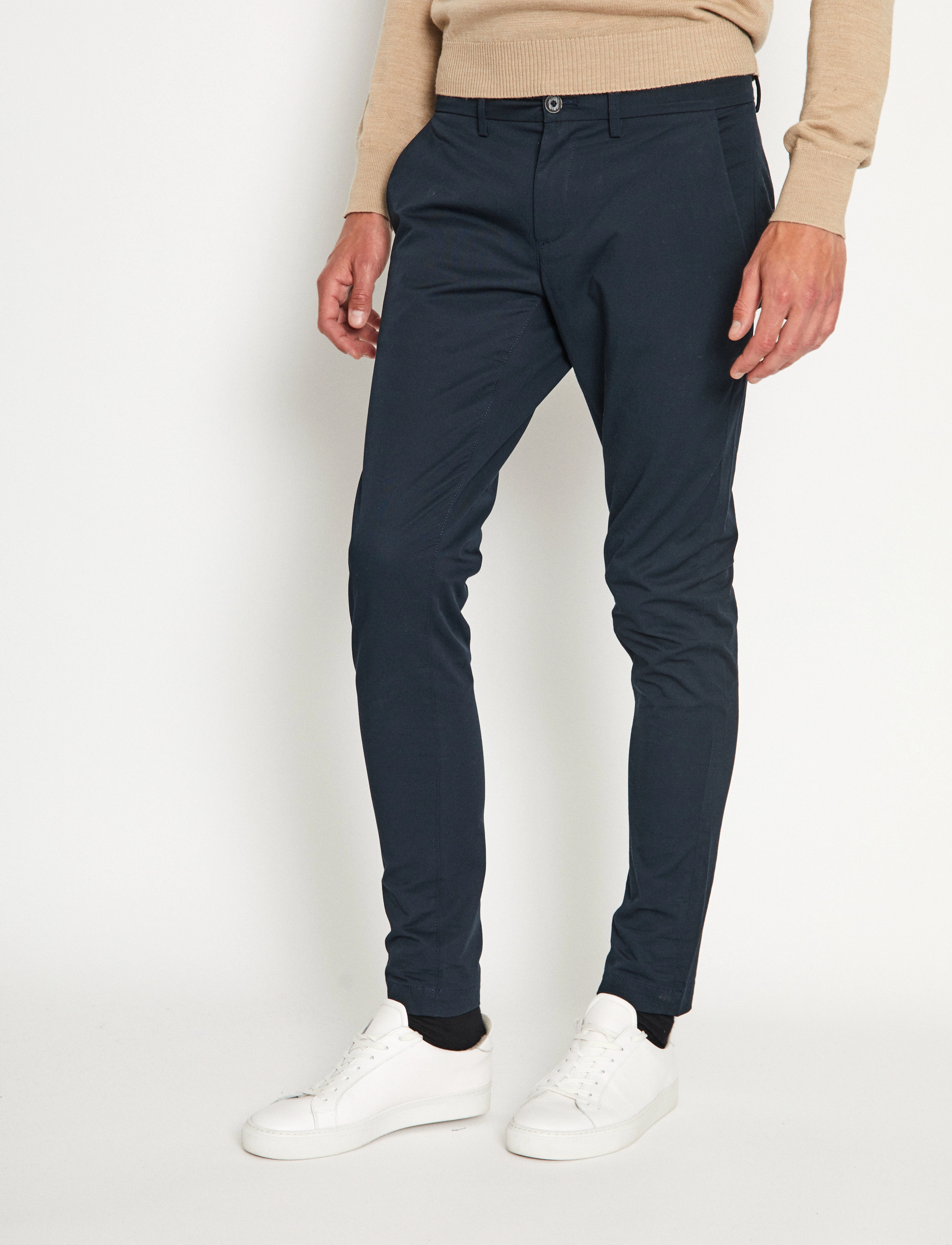 Bruun & Stengade - BS Anton Slim Fit Chinos - navy - 5